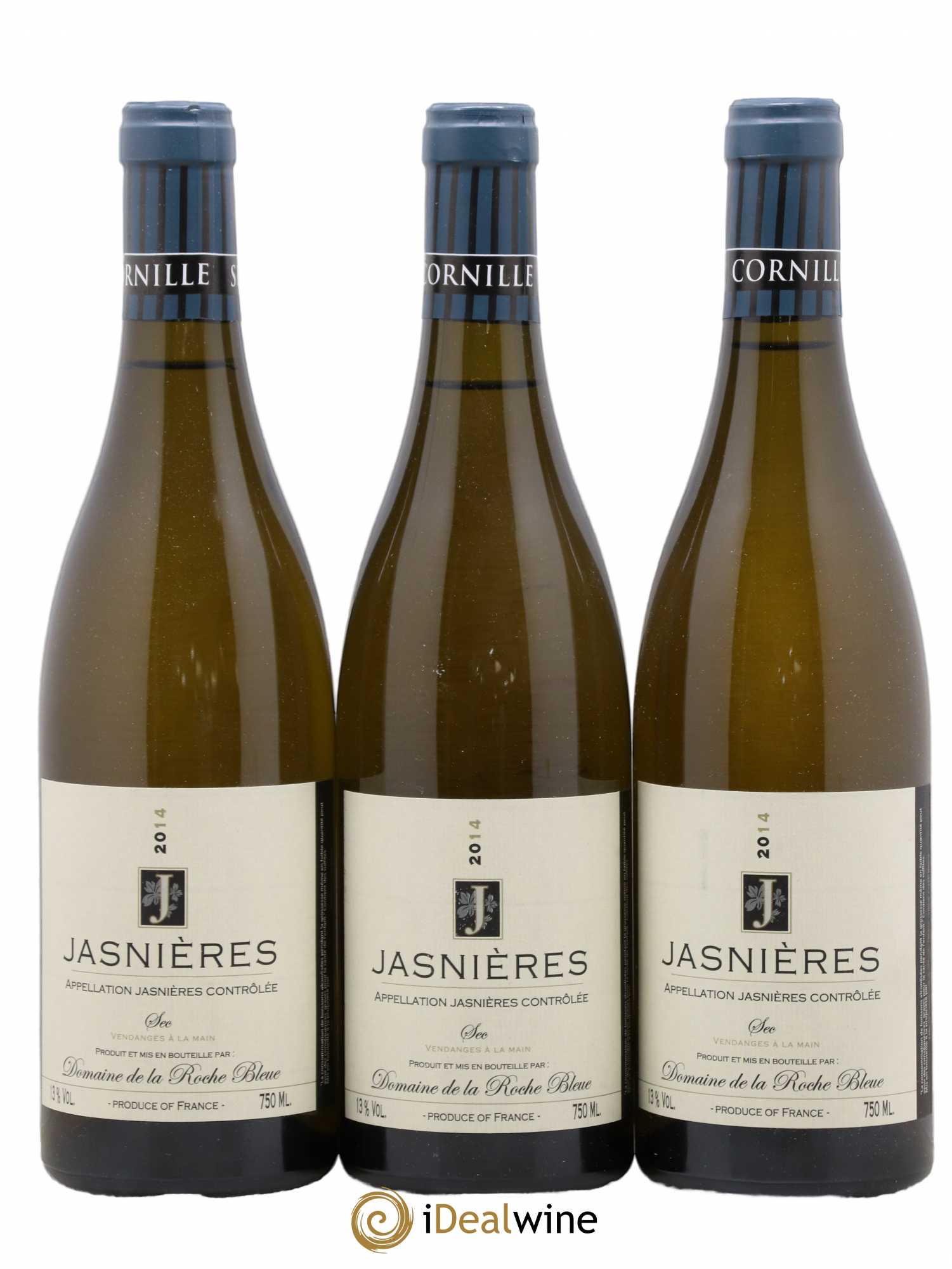 Jasnières Domaine de La roche Bleue (sans prix de réserve) 2014 - Posten von 3 Flaschen - 0