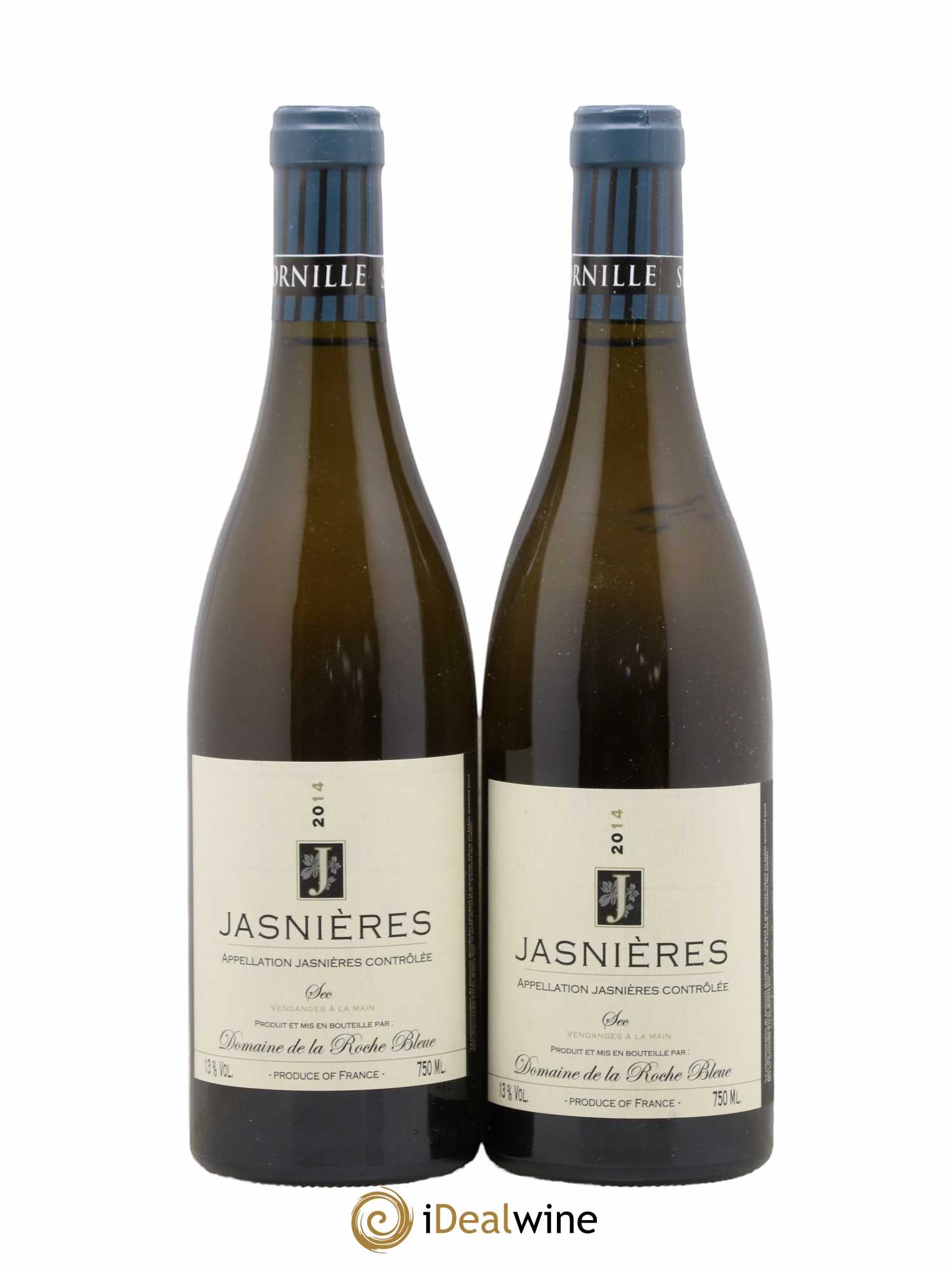 Jasnières Domaine de La roche Bleue (sans prix de réserve) 2014 - Posten von 2 Flaschen - 0
