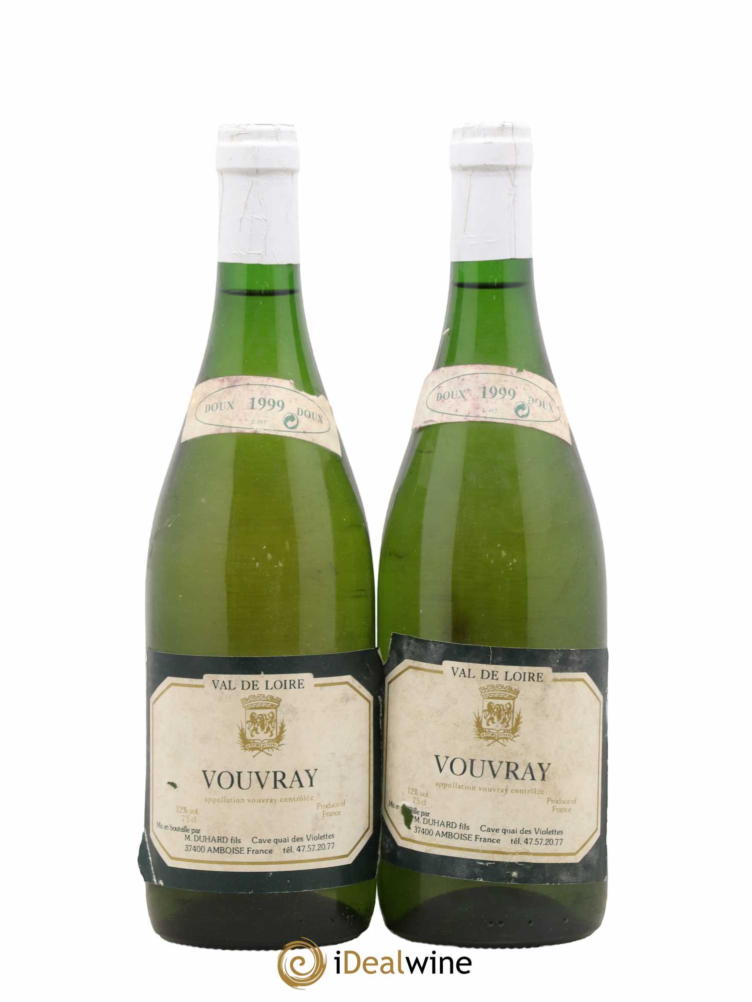 Vouvray Domaine Duhard 1999 - Lotto di 2 bottiglie - 0