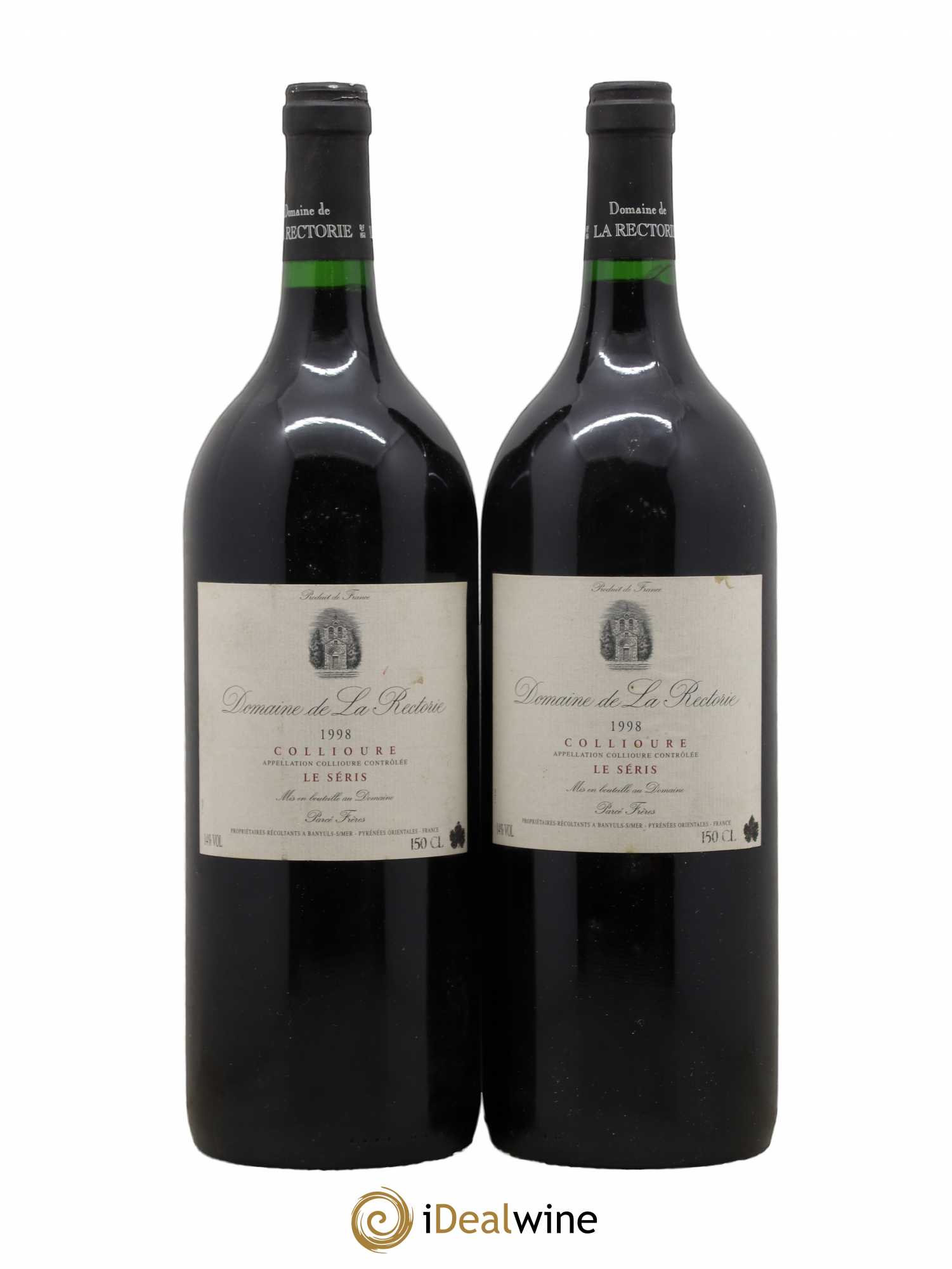 Collioure Le Seris domaine de La Rectorie 1998 - Posten von 2 Magnum - 0