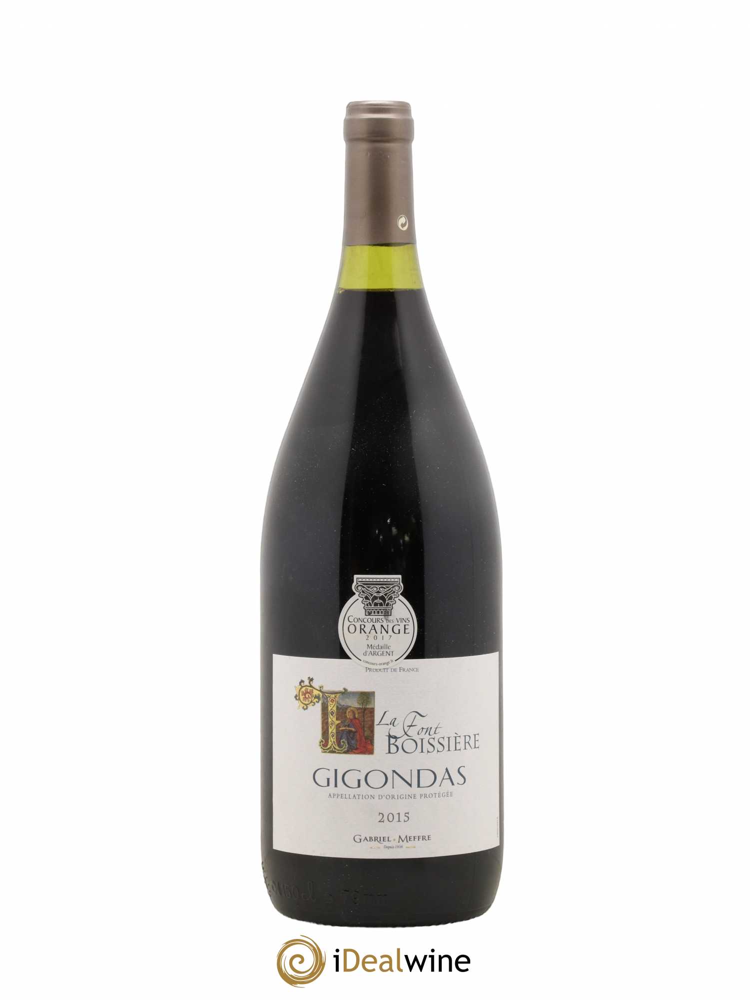 Gigondas La Font Boissières Gabriel Meffre 2015 - Posten von 1 Magnum - 0