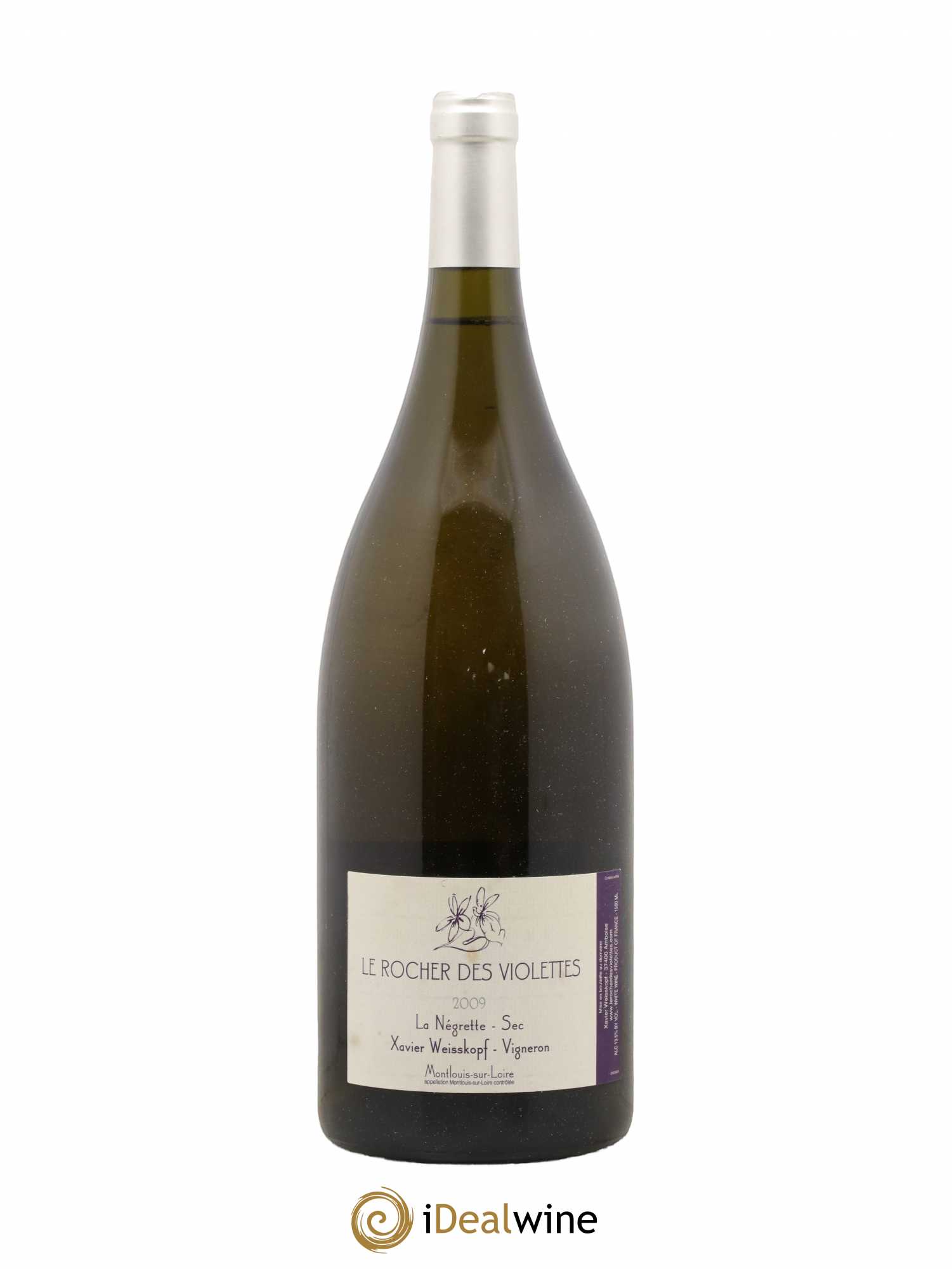 Montlouis-sur-Loire La Négrette Domaine du Rocher des Violettes 2009 - Posten von 1 Magnum - 0