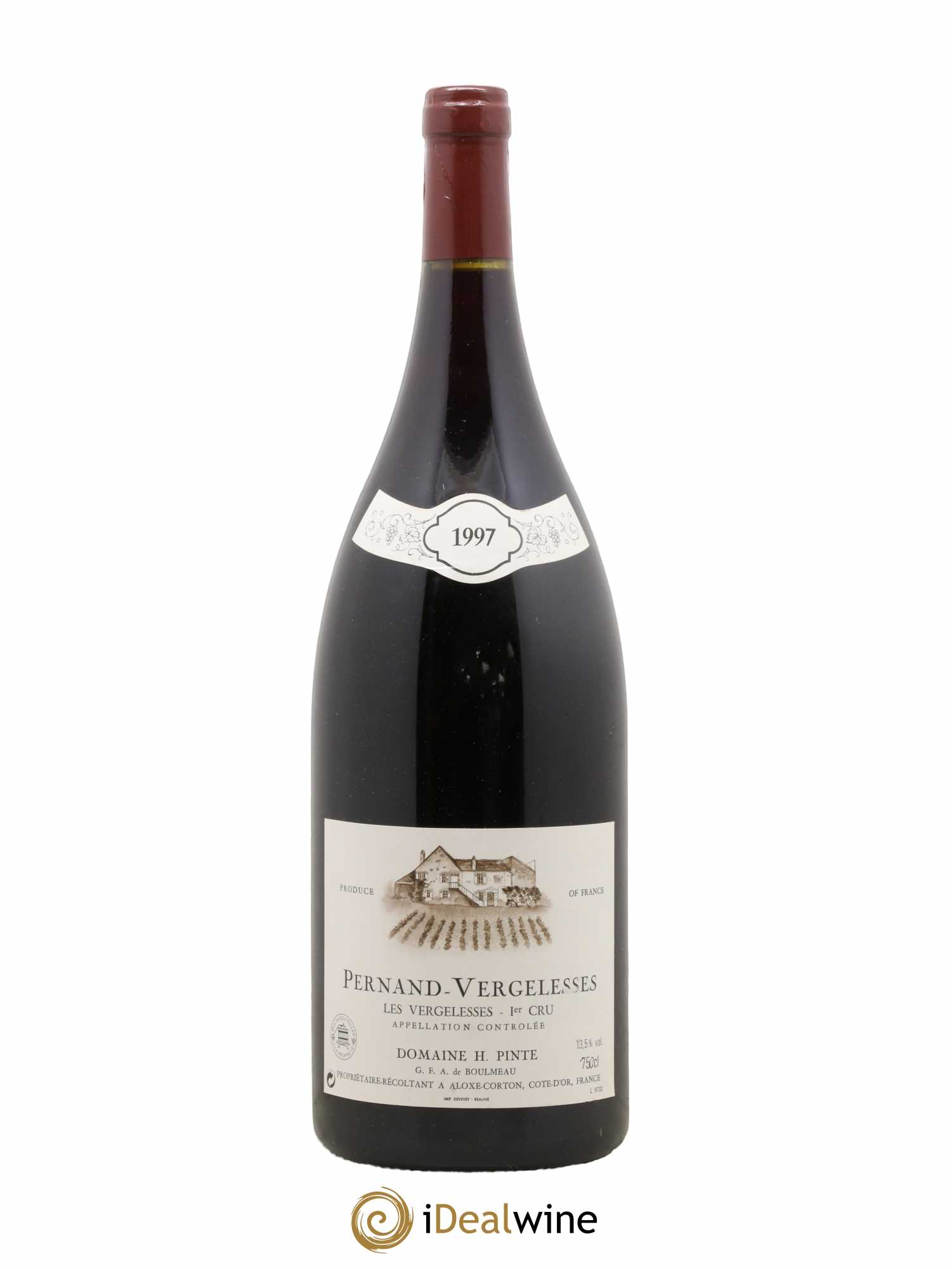 Pernand-Vergelesses 1er Cru Les Vergelesses Domaine H. Pinte 1997 - Posten von 1 Magnum - 0