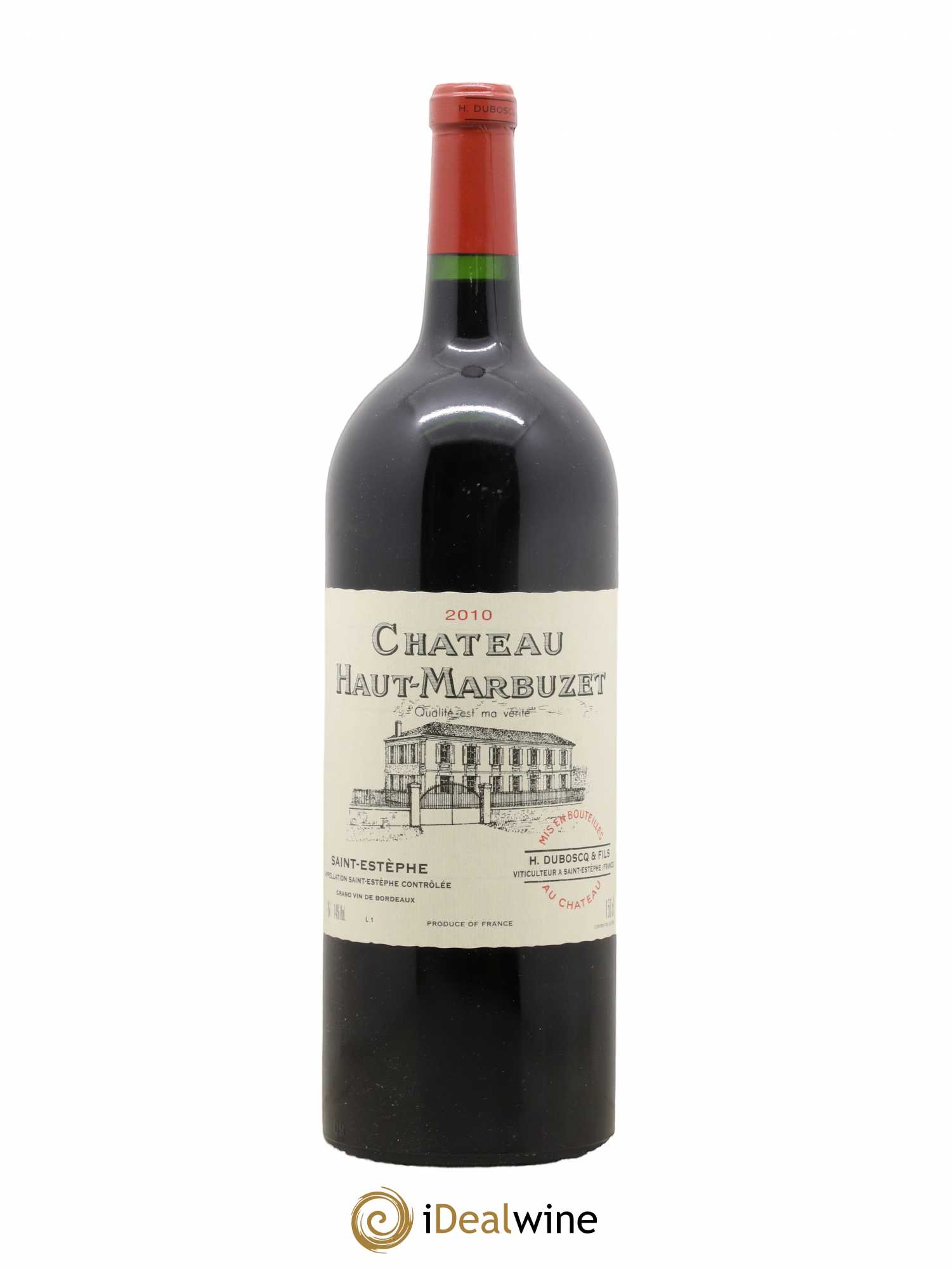 Château Haut Marbuzet 2010 - Lot de 1 magnum - 0