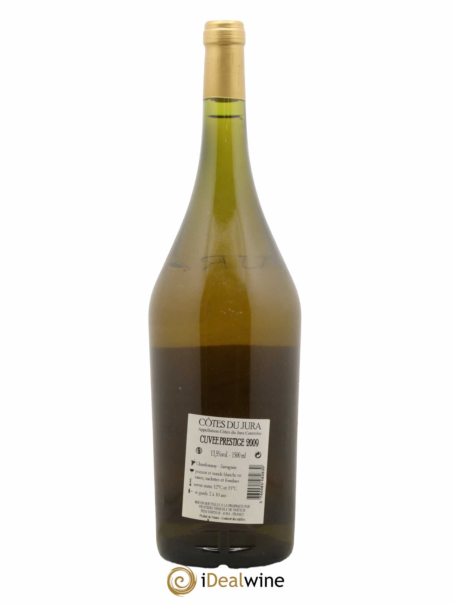 Côtes du Jura Tradition Cuvée Prestige Fruitière de Voiteur 2009 - Lot de 1 magnum - 1