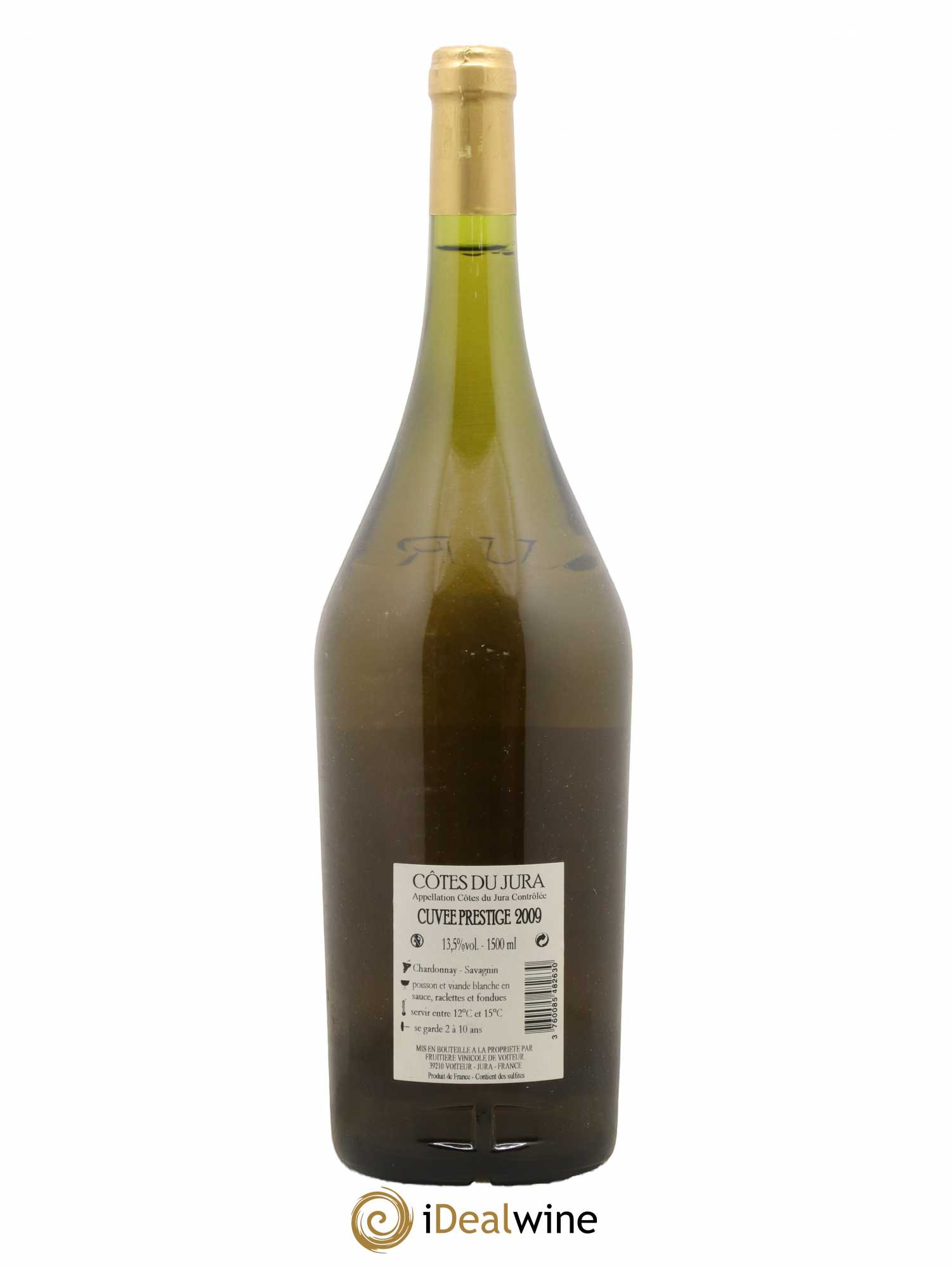 Côtes du Jura Tradition Cuvée Prestige Fruitière de Voiteur 2009 - Lot de 1 magnum - 1