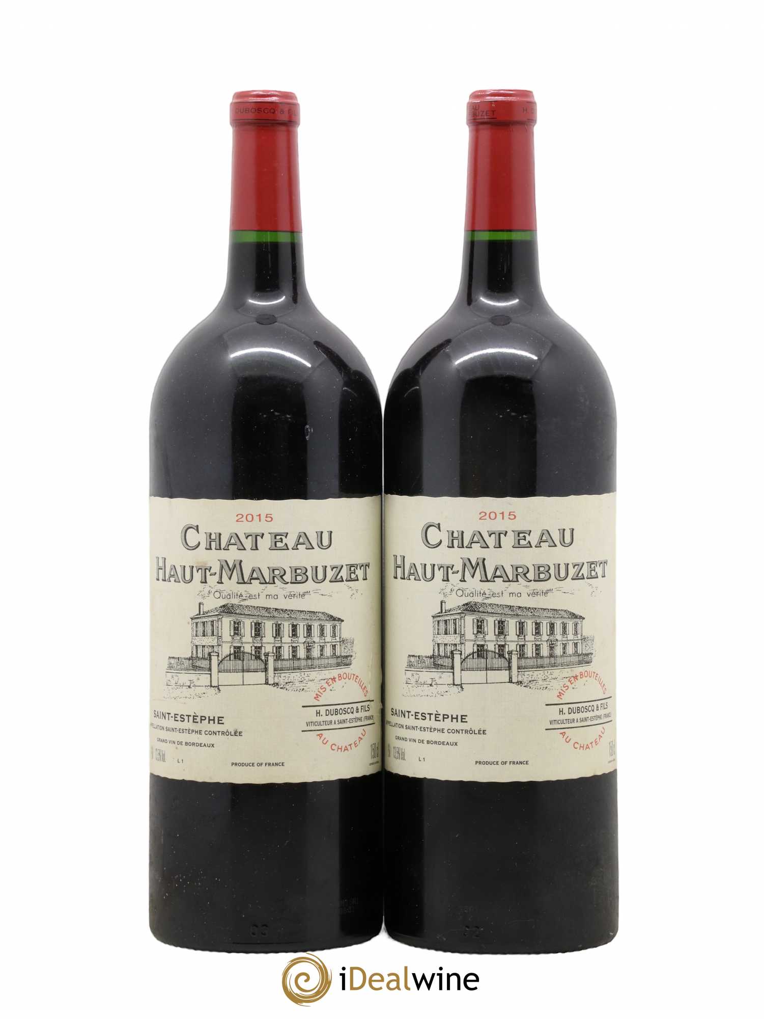 Château Haut Marbuzet 2015 - Lot de 2 magnums - 0