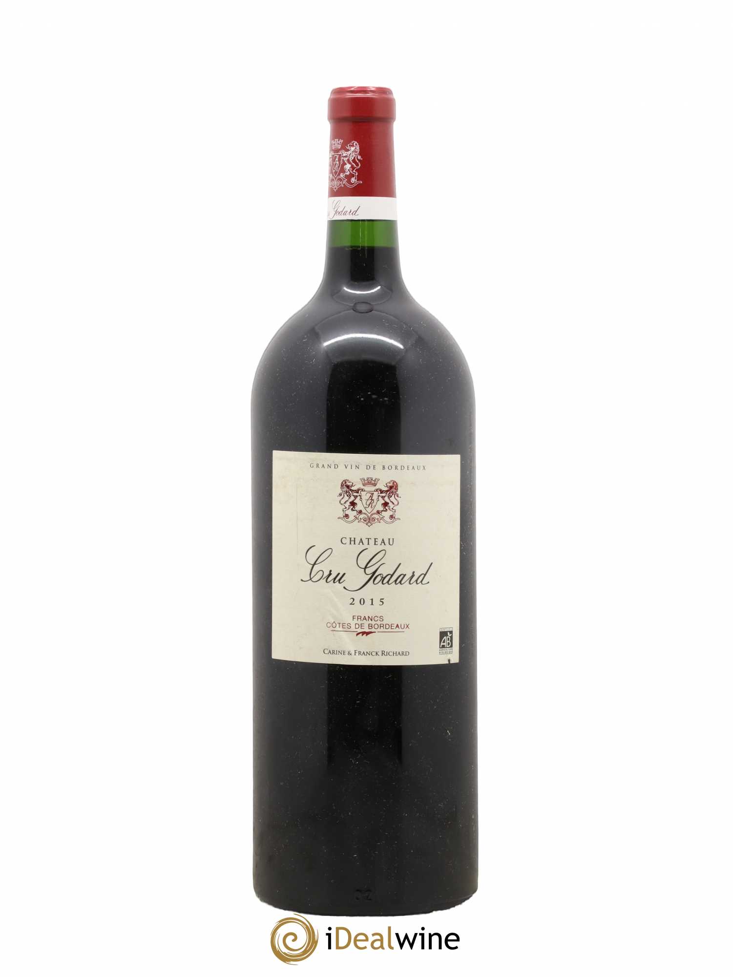 Côtes de Francs Château Cru Godard (sans prix de réserve) 2015 - Posten von 1 Magnum - 0
