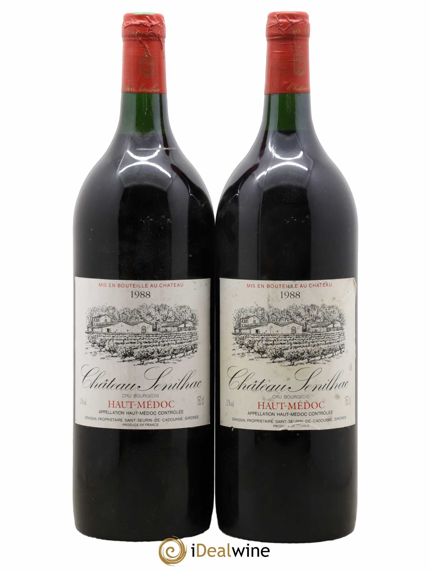 Haut Médoc Château Senilhac 1988 - Posten von 2 Magnum - 0