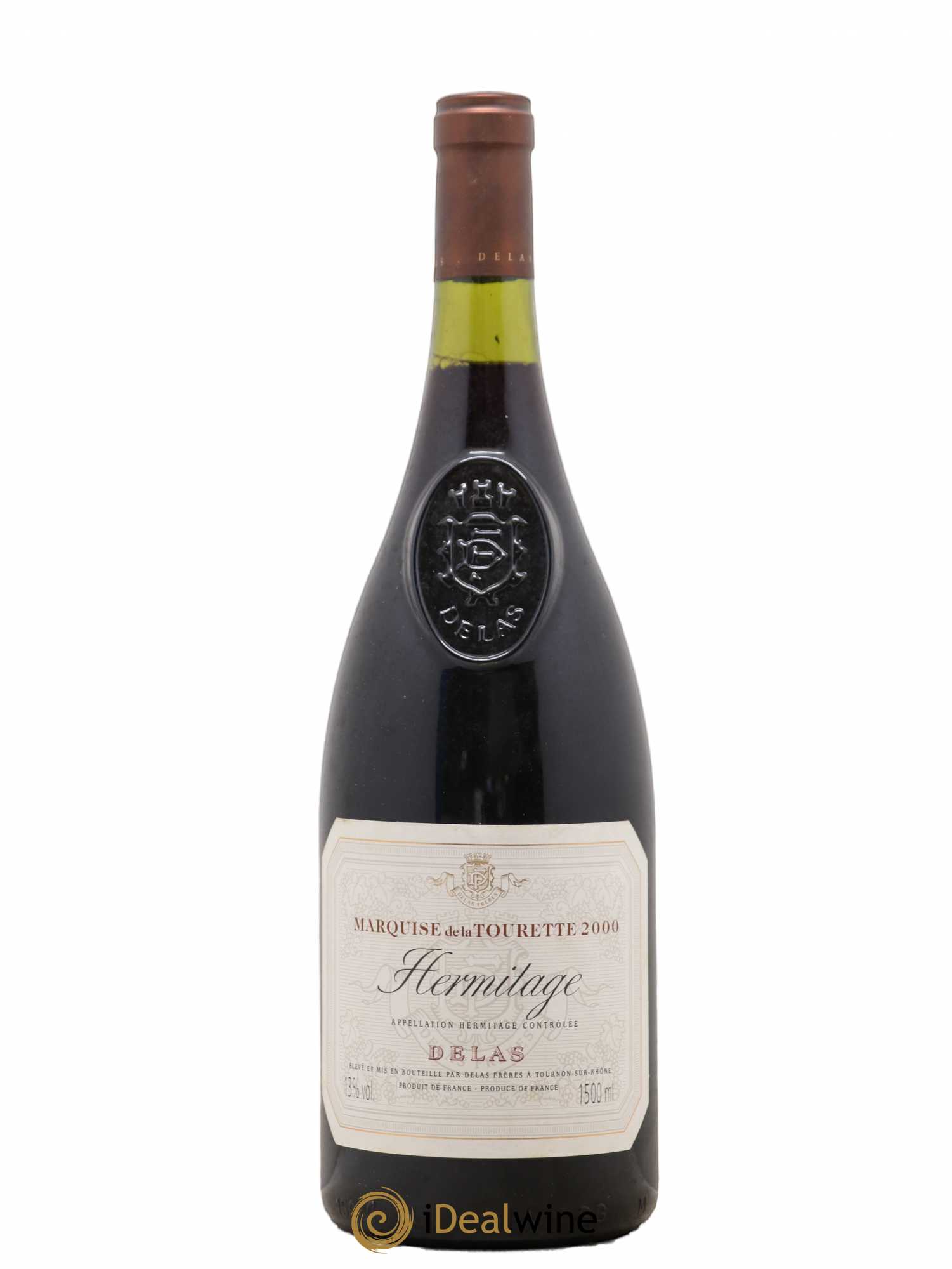 Hermitage Domaine des Tourettes Delas Frères 2000 - Lot de 1 magnum - 0
