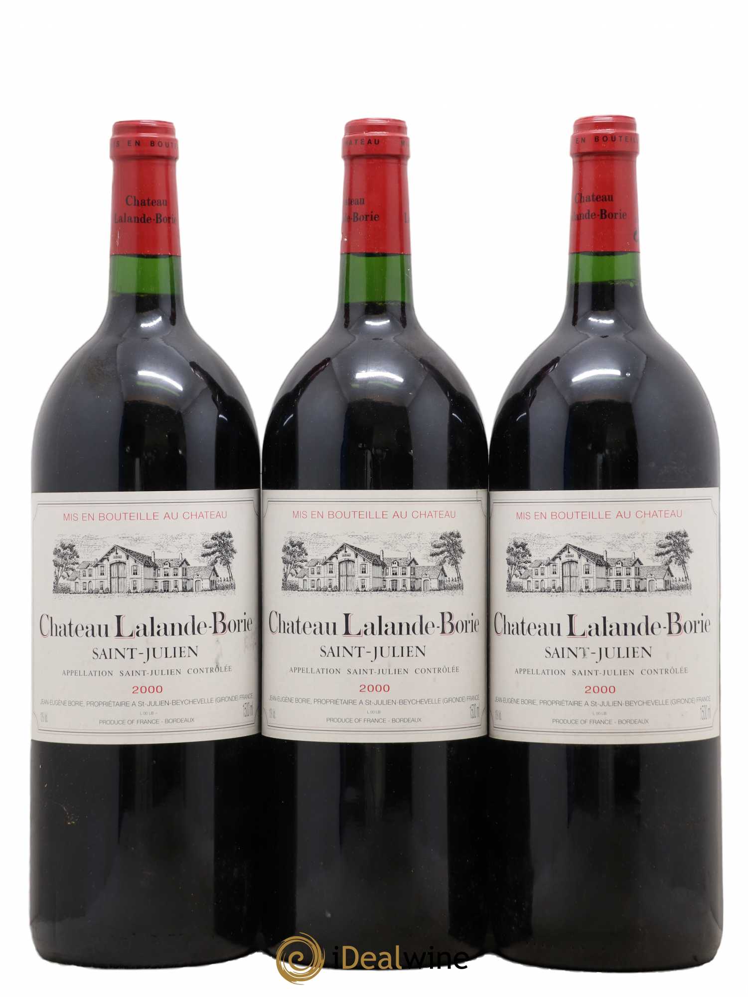 Château Lalande Borie 2000 - Lot de 3 magnums - 0