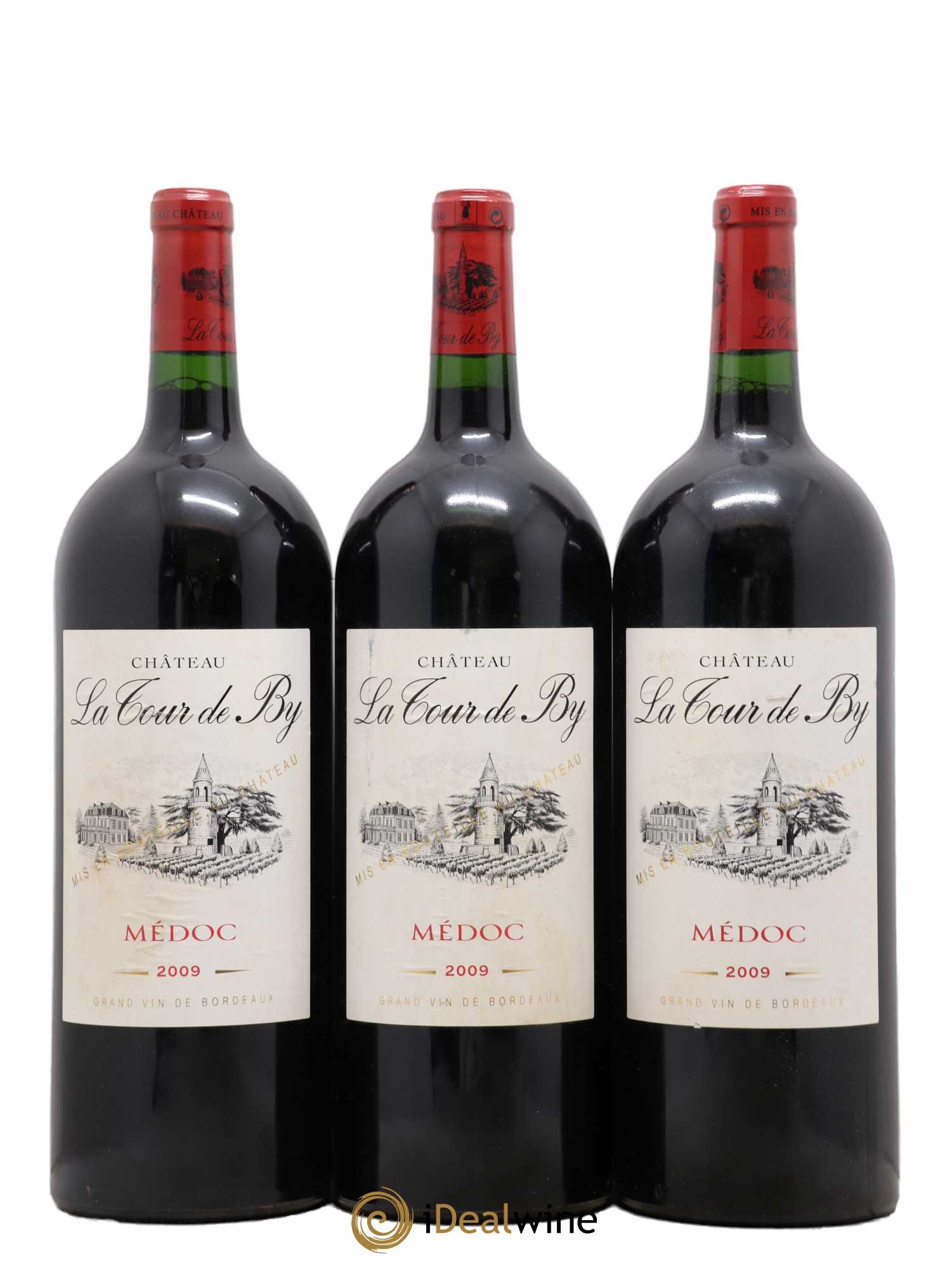 Château La Tour de By Cru Bourgeois 2009 - Lot de 3 magnums - 0