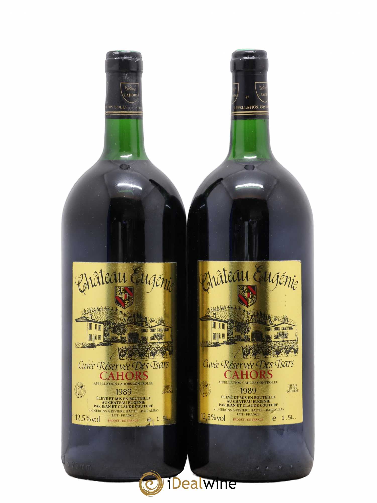 Cahors Château Eugénie Cuvée Réservée Des Tsars (sans prix de réserve) 1989 - Posten von 2 Magnum - 0