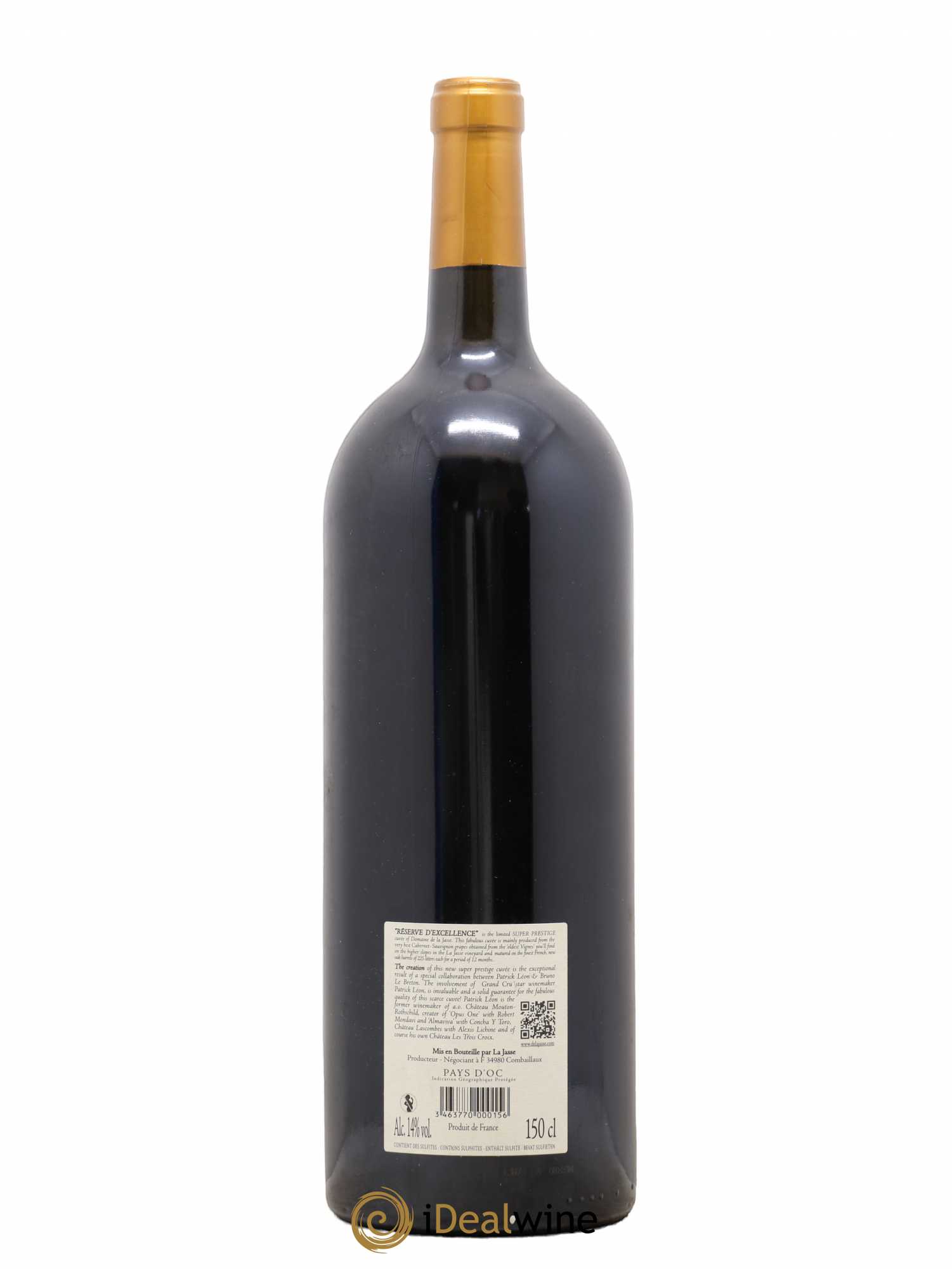 Pays d'Oc Réserve d'Excellence Domaine de la Jasse 2012 - Posten von 1 Magnum - 1