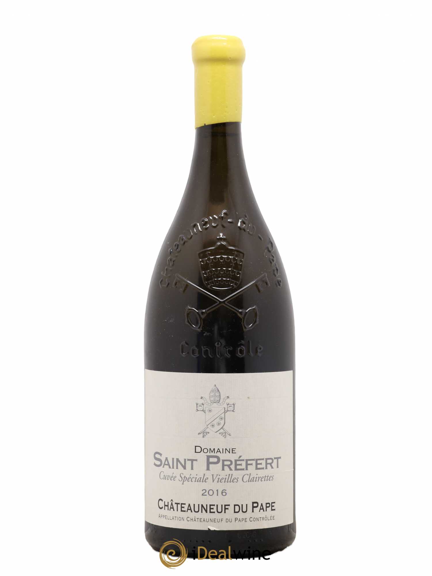 Châteauneuf-du-Pape Vieilles clairettes Domaine de Saint Préfert 2016 - Lot de 1 magnum - 0