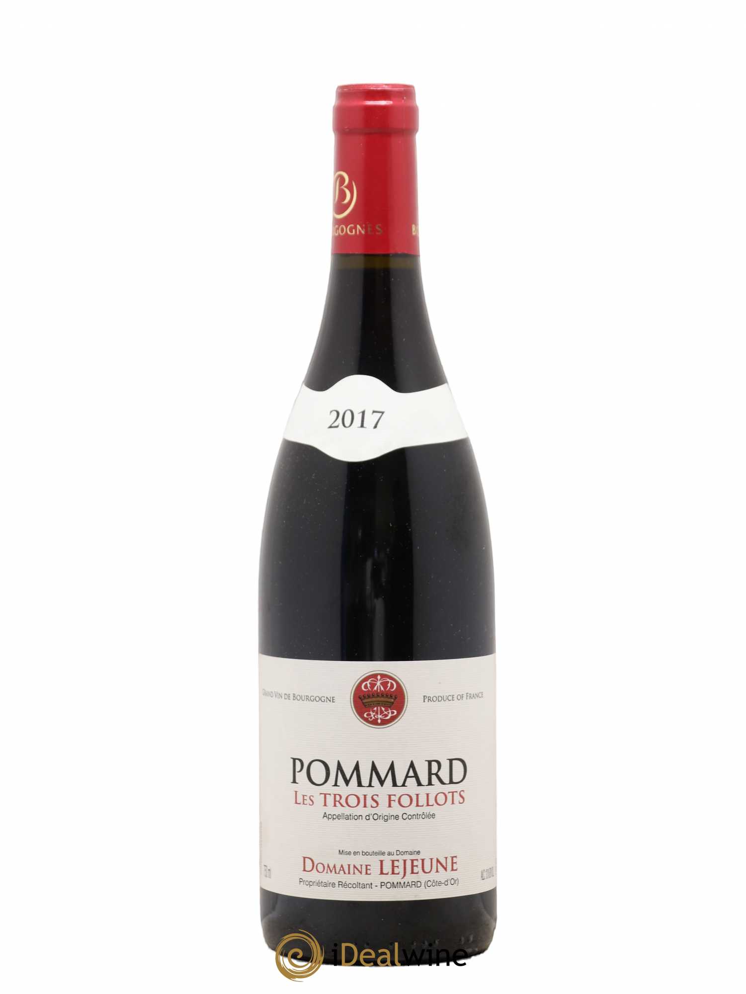 Pommard Les Trois Follots Domaine Lejeune 2017 - Posten von 1 Flasche - 0