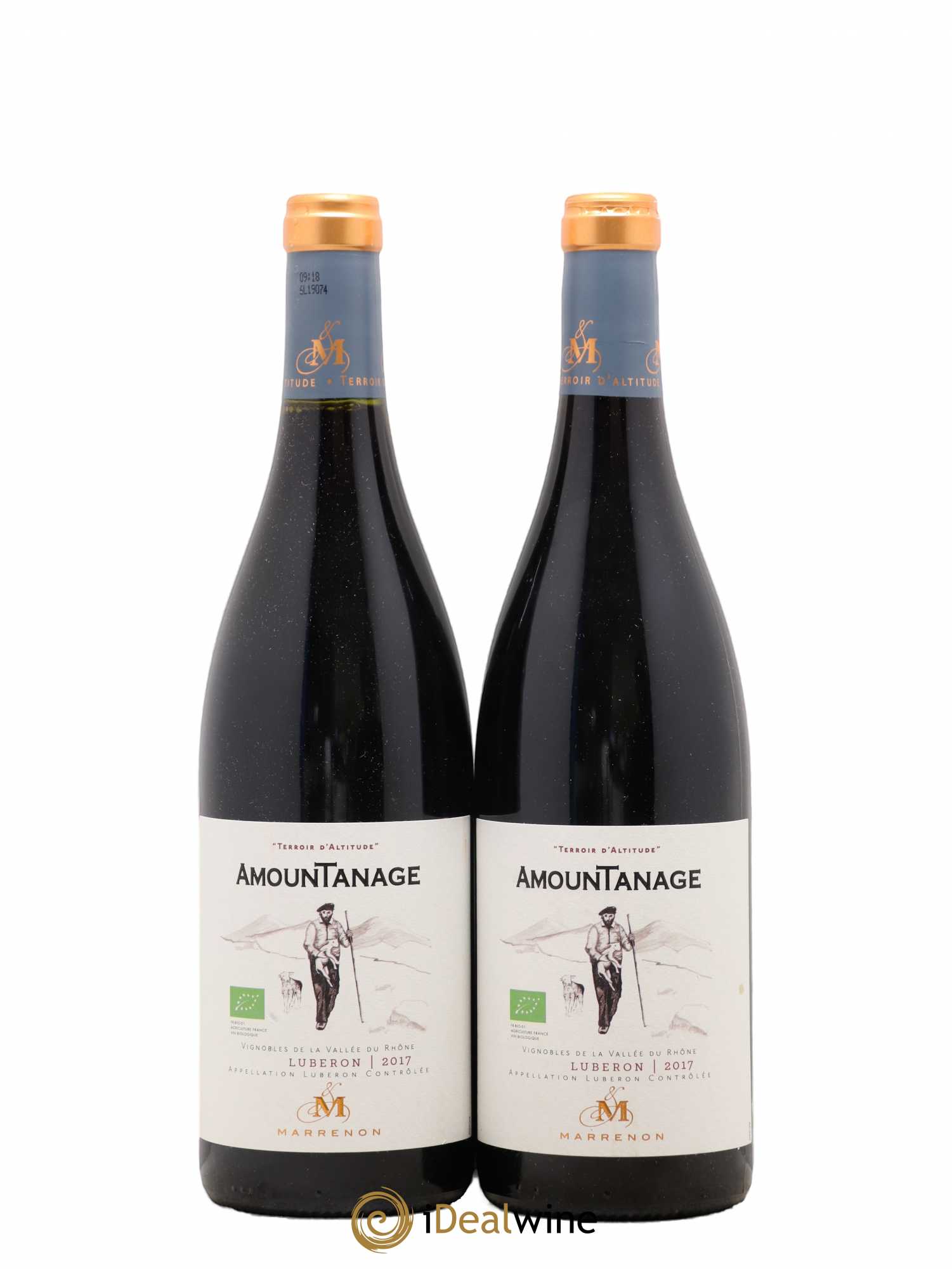 Luberon Amountanage Marrenon (sans prix de réserve) 2017 - Posten von 2 Flaschen - 0