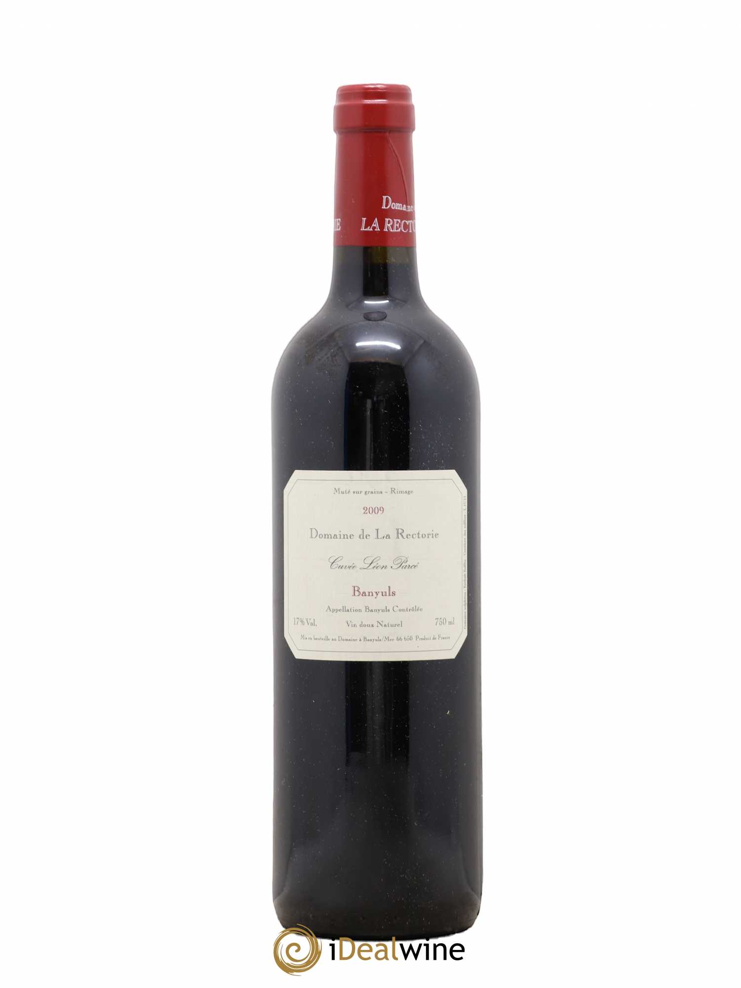 Banyuls La Rectorie (Domaine de) Léon Parcé Thierry et Jean Emmanuel Parcé 2009 - Lot de 1 bouteille - 0