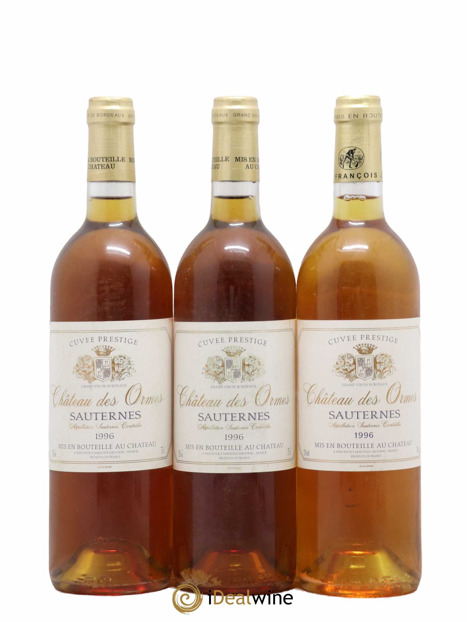 Vin de France Cuvée Prestige Château des Ormes 1996 - Lotto di 6 bottiglie - 1