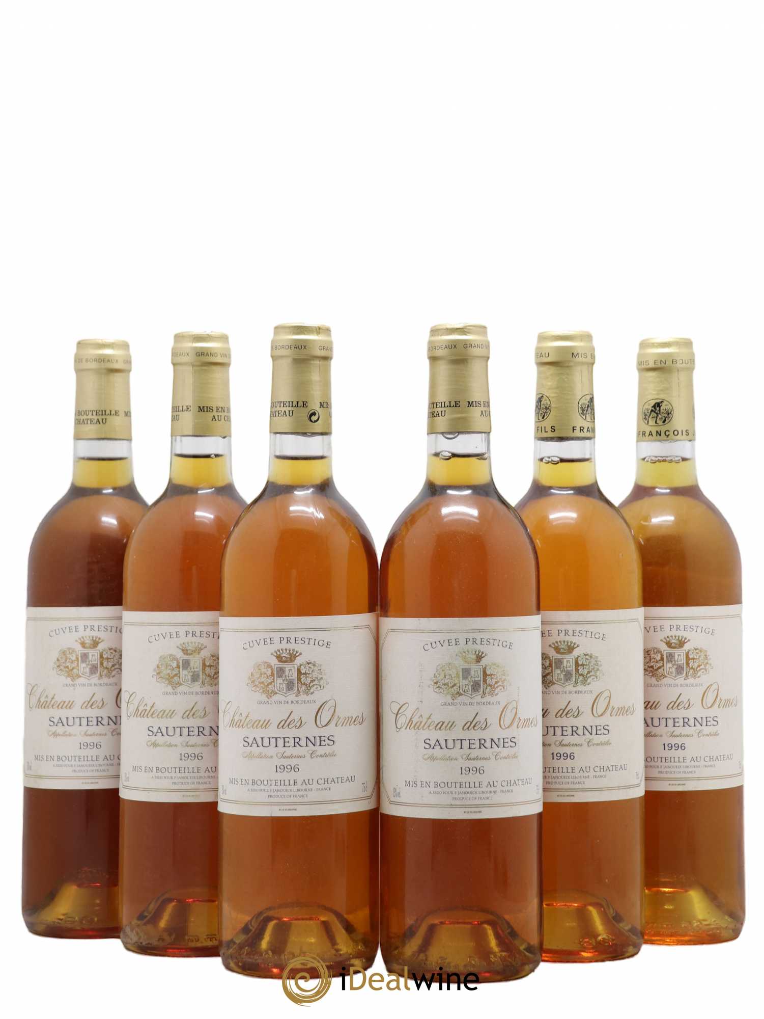 Vin de France Cuvée Prestige Château des Ormes 1996 - Lotto di 6 bottiglie - 0