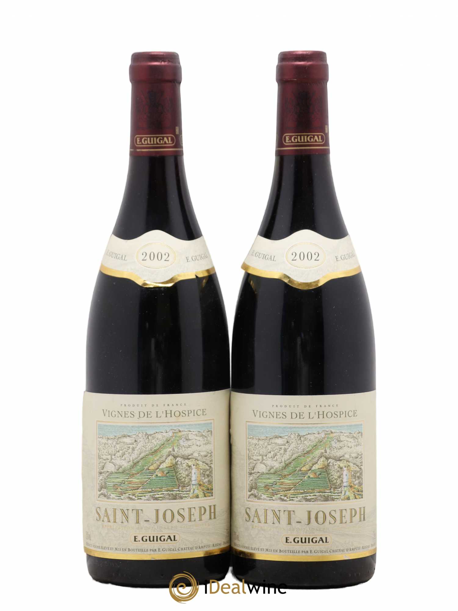 Saint-Joseph Vignes de l'Hospice Guigal 2002 - Lot de 2 bouteilles - 0