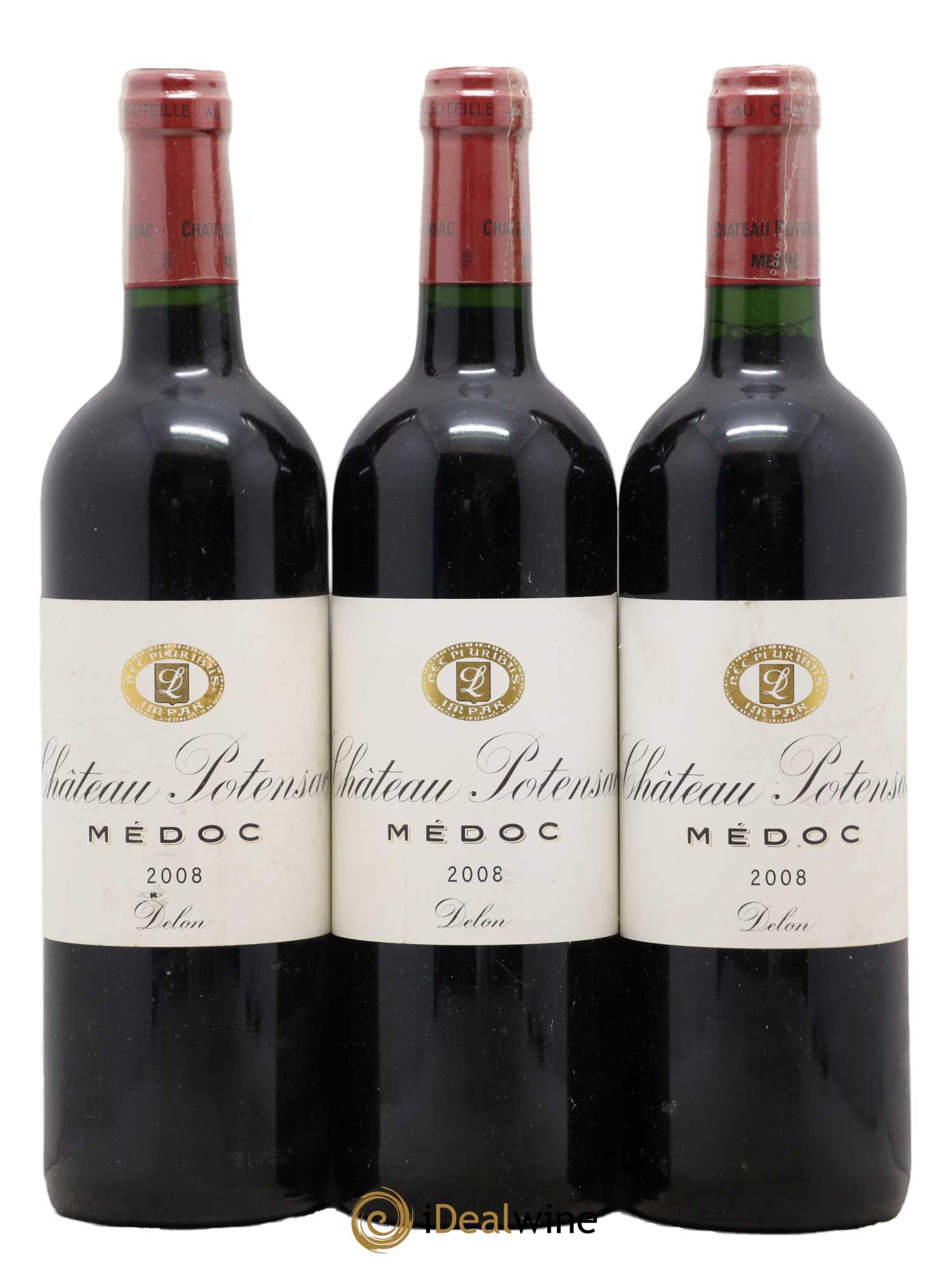 Château Potensac 2008 - Lot de 3 bouteilles - 0