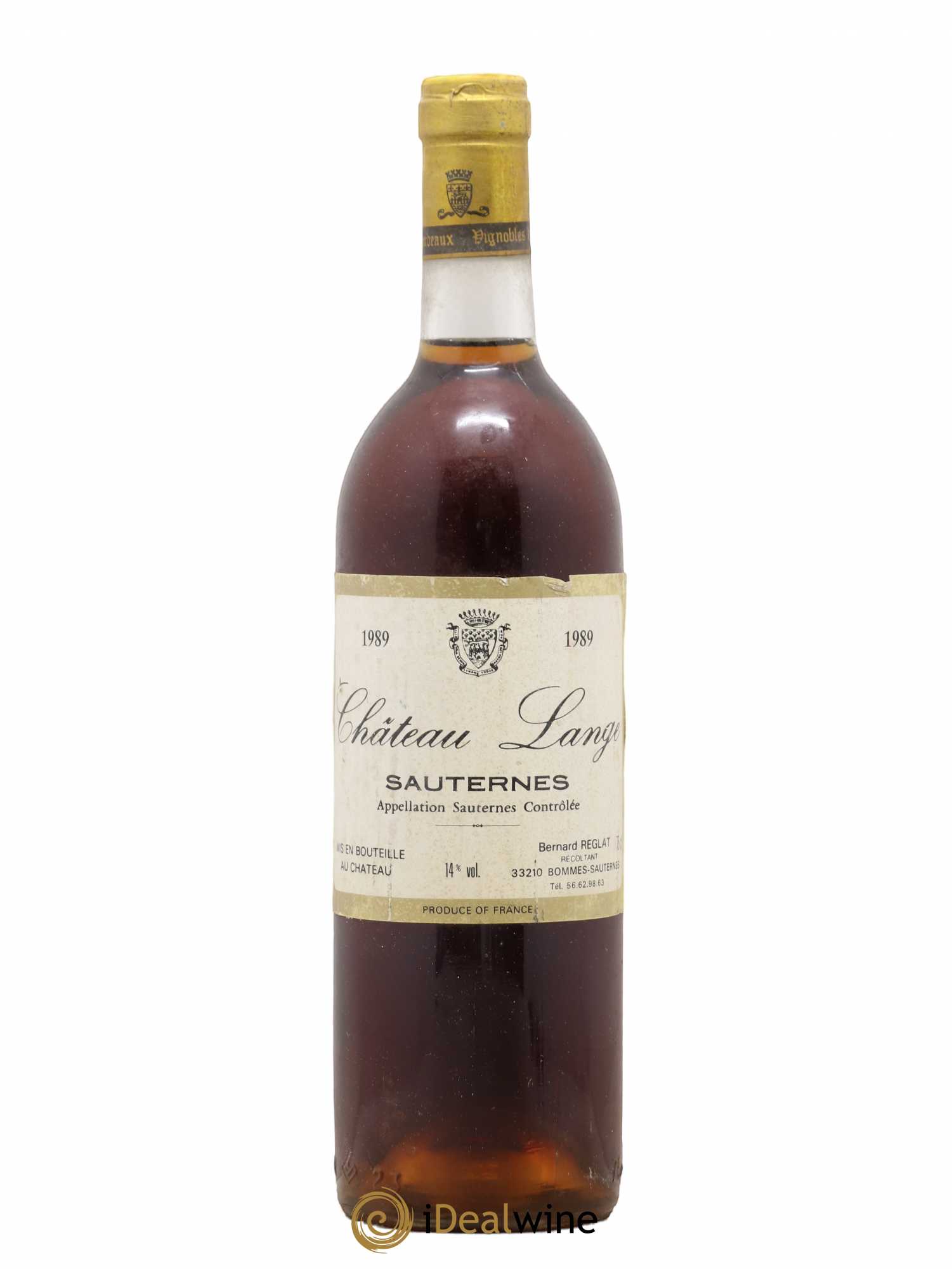 Sauternes Château Lange 1989 - Lotto di 1 bottiglia - 0