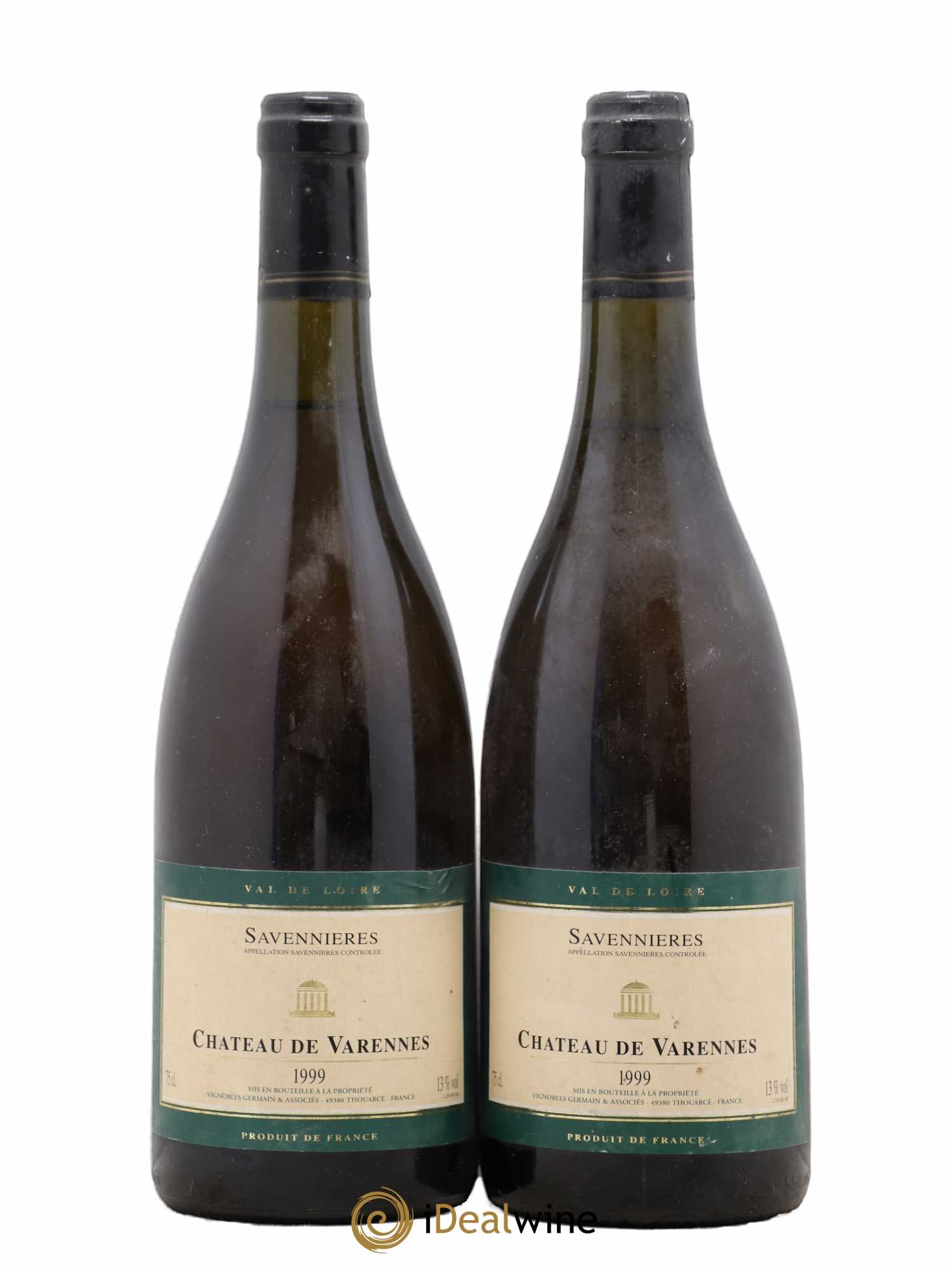 Savennières Château De Varennes 1999 - Posten von 2 Flaschen - 0