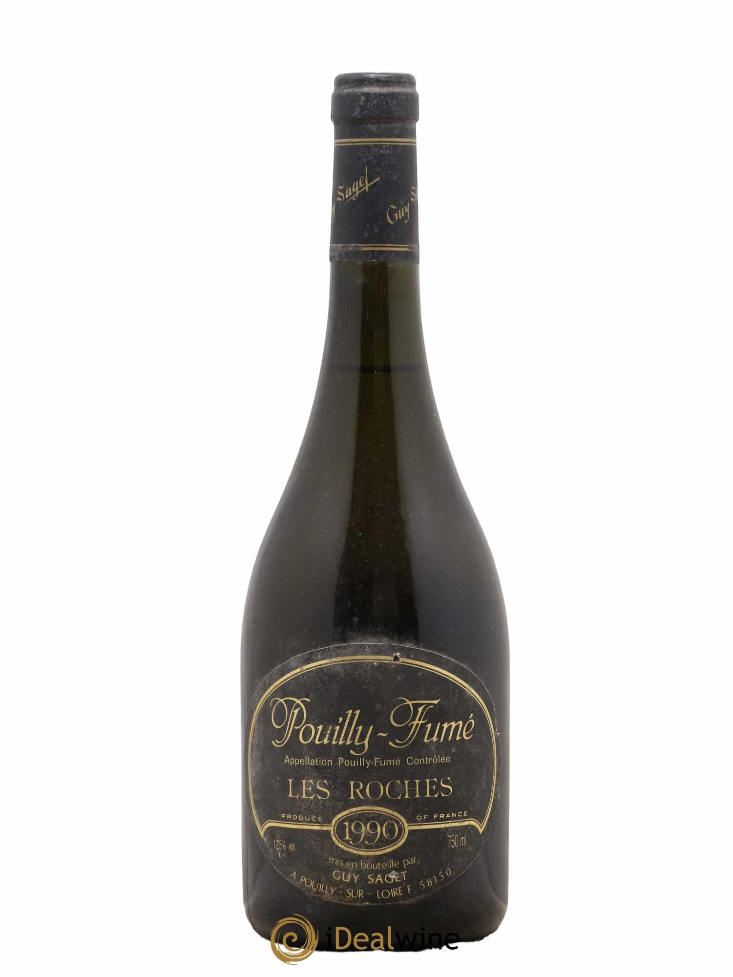 Pouilly-Fumé Les Roches Guy Saget 1990 - Posten von 1 Flasche - 0