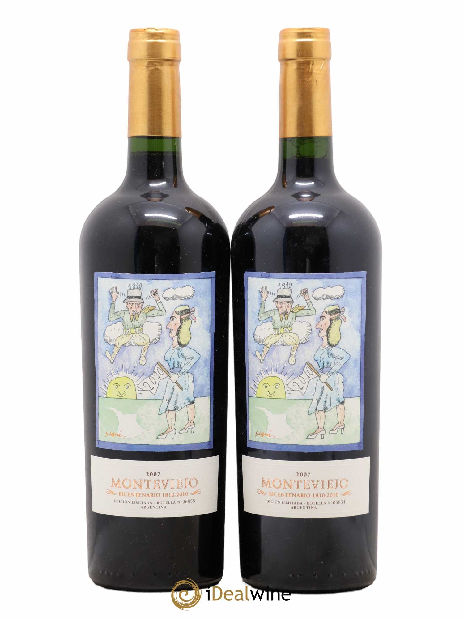 Vins Etrangers Valle De Uco-Mendoza Argentine Monteviejo Collecciones Segui 2007 - Posten von 2 Flaschen - 0