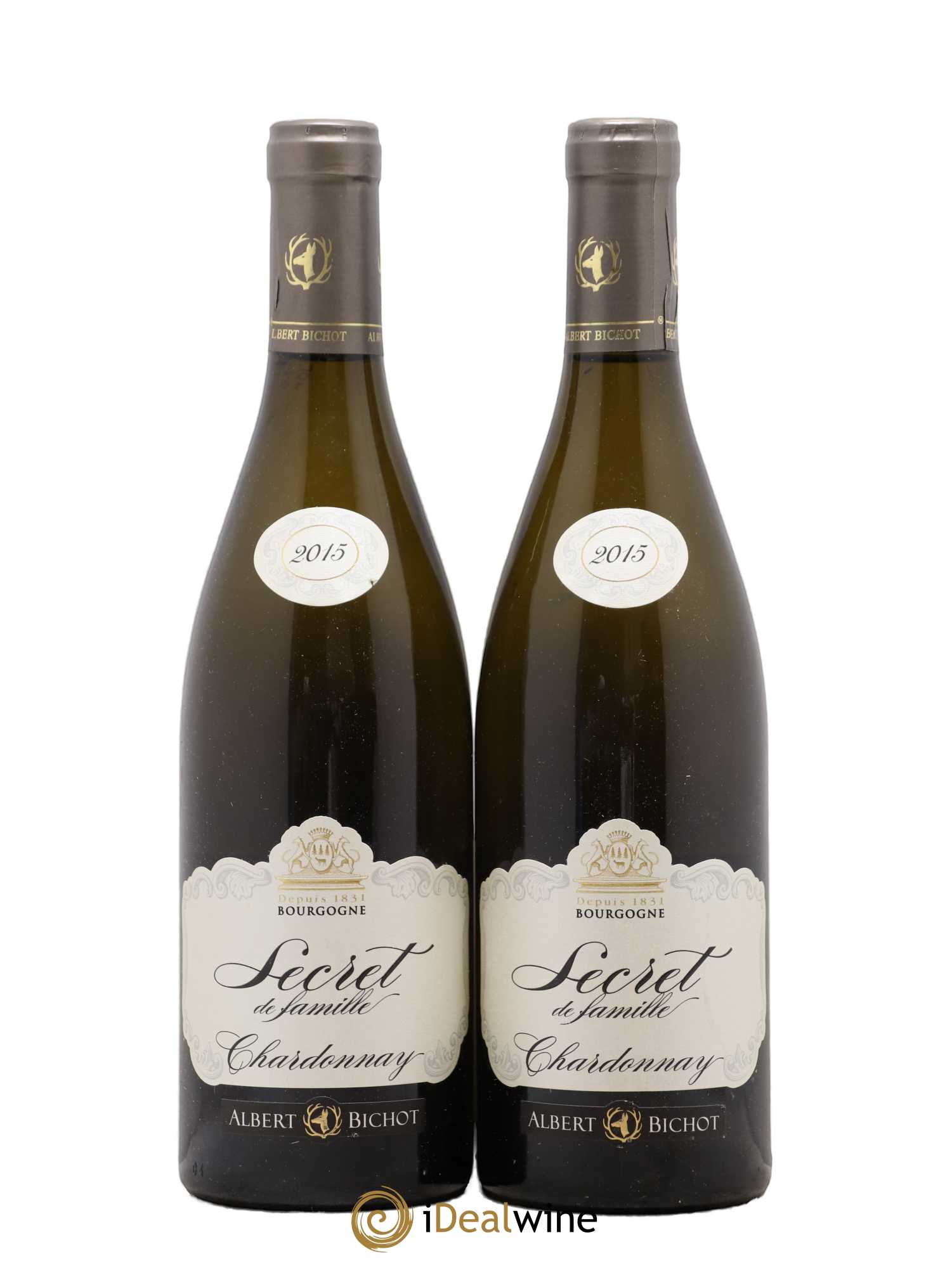 Bourgogne Chardonnay Secret de famille Albert Bichot (sans prix de réserve) 2015 - Lot de 2 bouteilles - 0