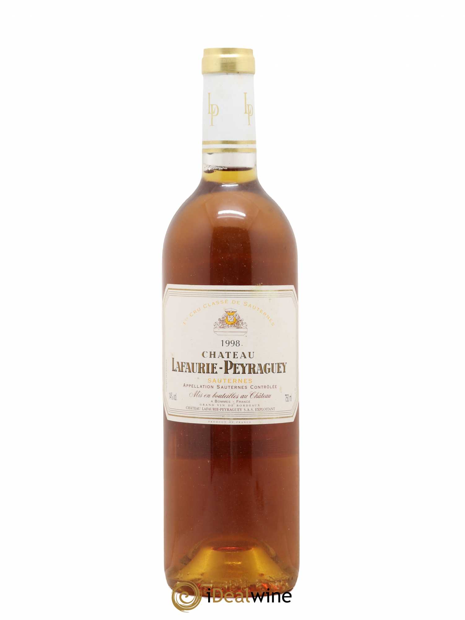 Château Lafaurie-Peyraguey 1er Grand Cru Classé 1998 - Lotto di 1 bottiglia - 0