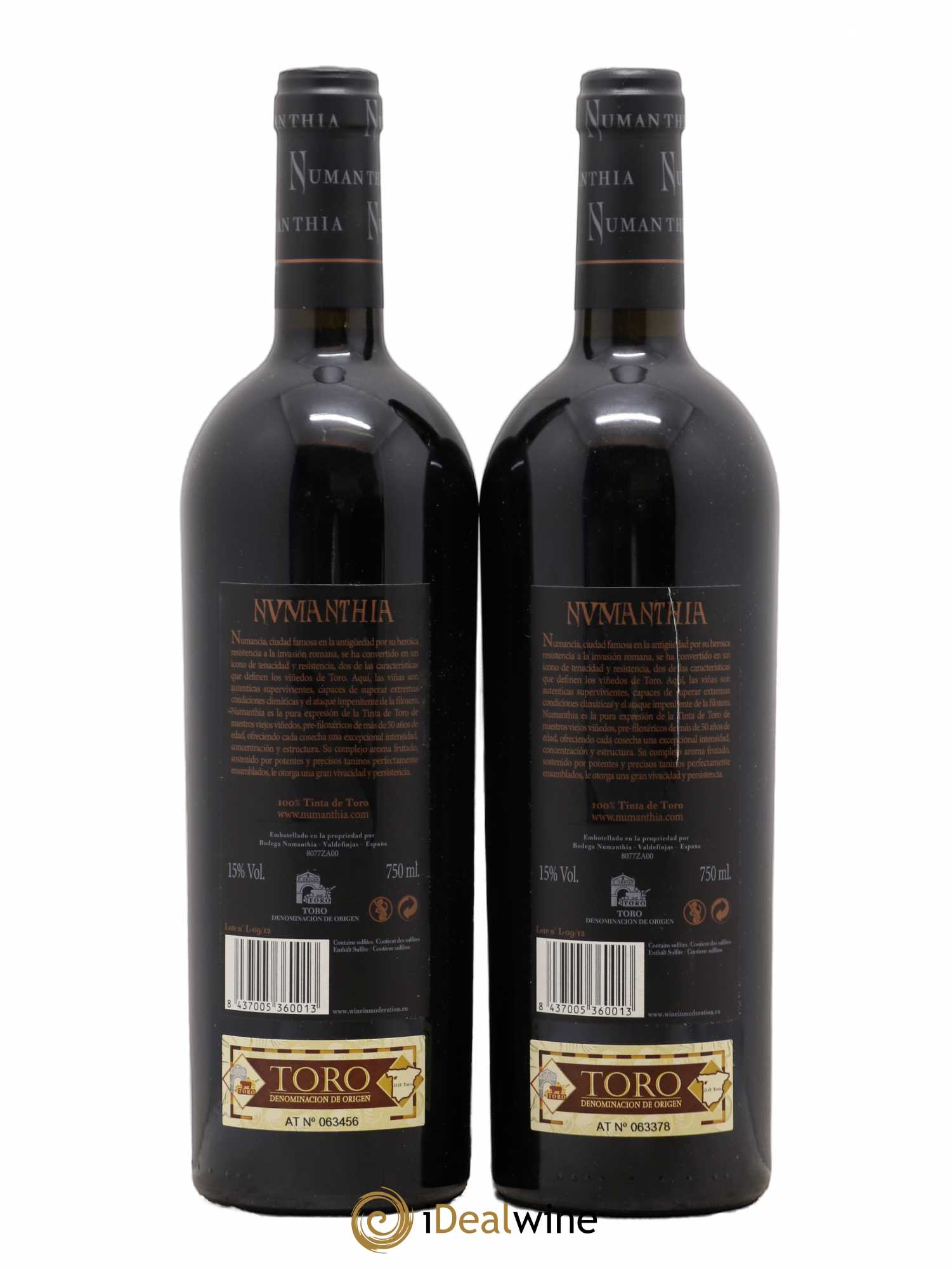 Toro DO Bodega Numanthia Numanthia 2010 - Lot de 2 bouteilles - 1