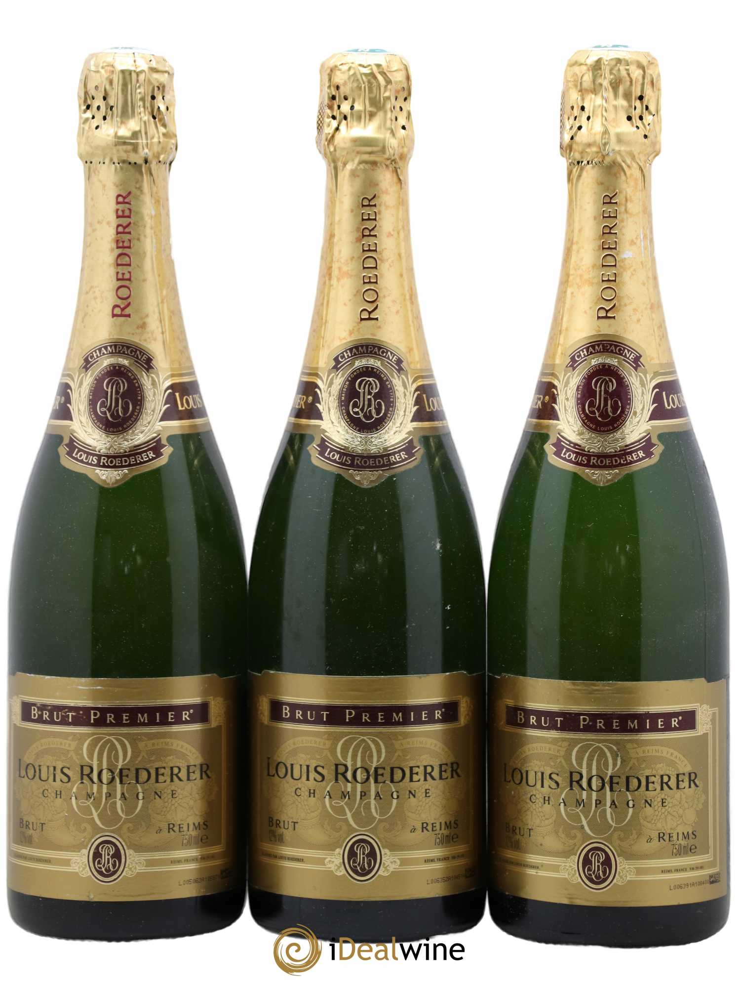 Premier Brut Louis Roederer - Lot de 3 bouteilles - 0