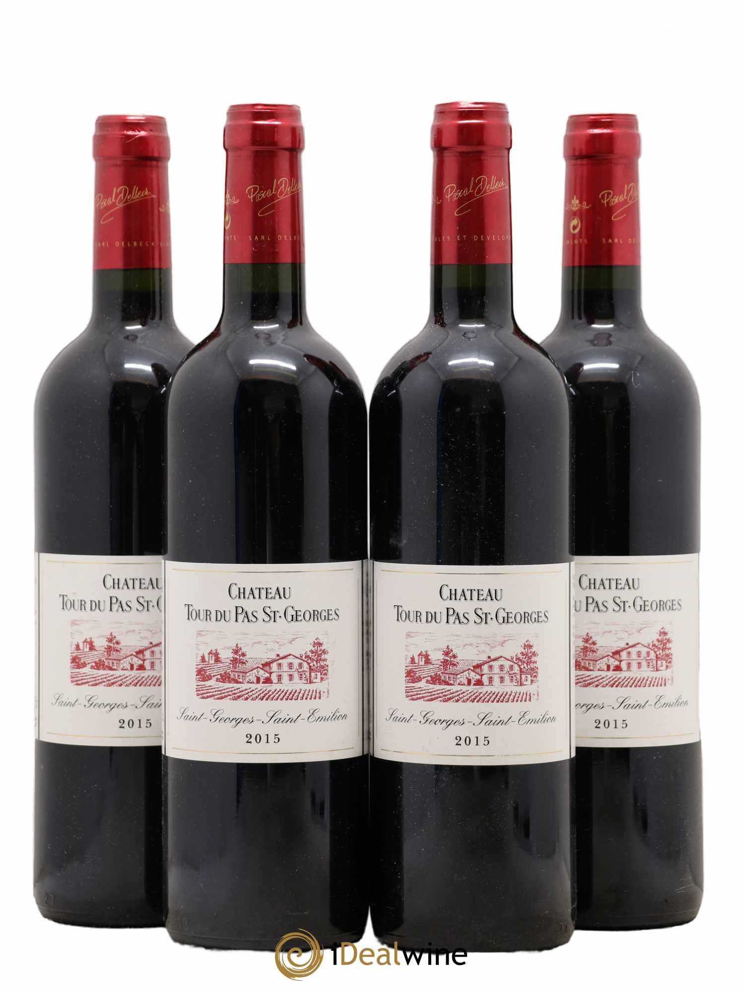 Bordeaux Saint Georges Saint Emilion Château Tour Du Pas Saint Georges (sans prix de réserve) 2015 - Posten von 4 Flaschen - 0