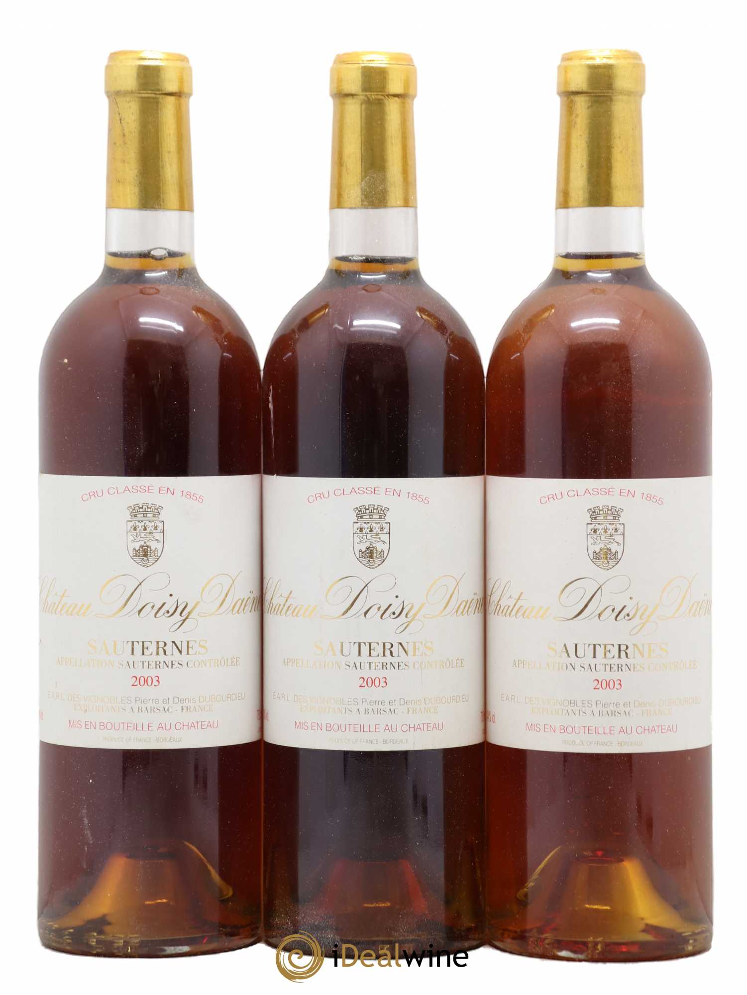 Château Doisy Daëne 2ème Grand Cru Classé 2003 - Lotto di 3 bottiglie - 0