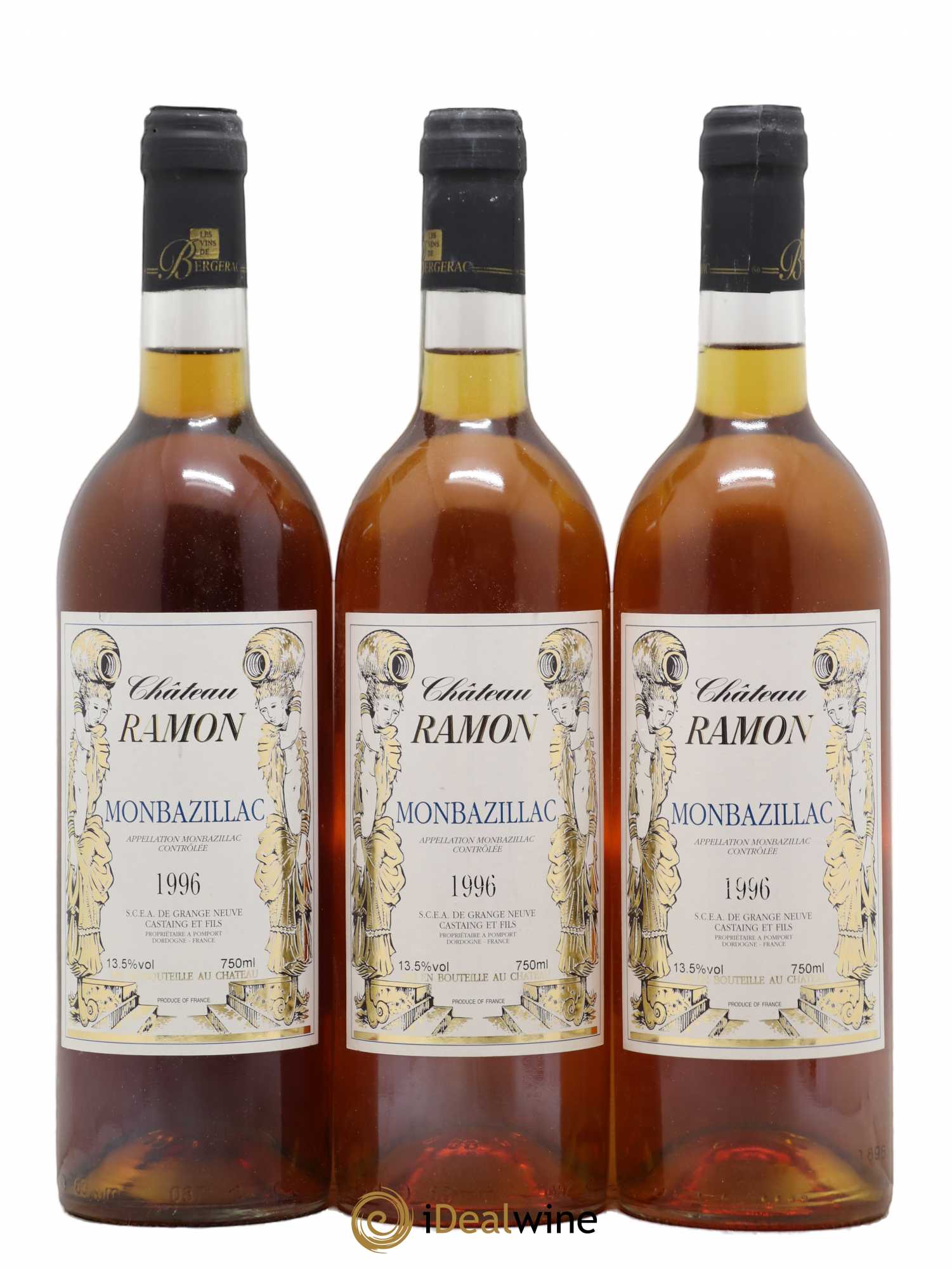 Monbazillac Ramon (sans prix de réserve) 1996 - Lot de 3 bouteilles - 0