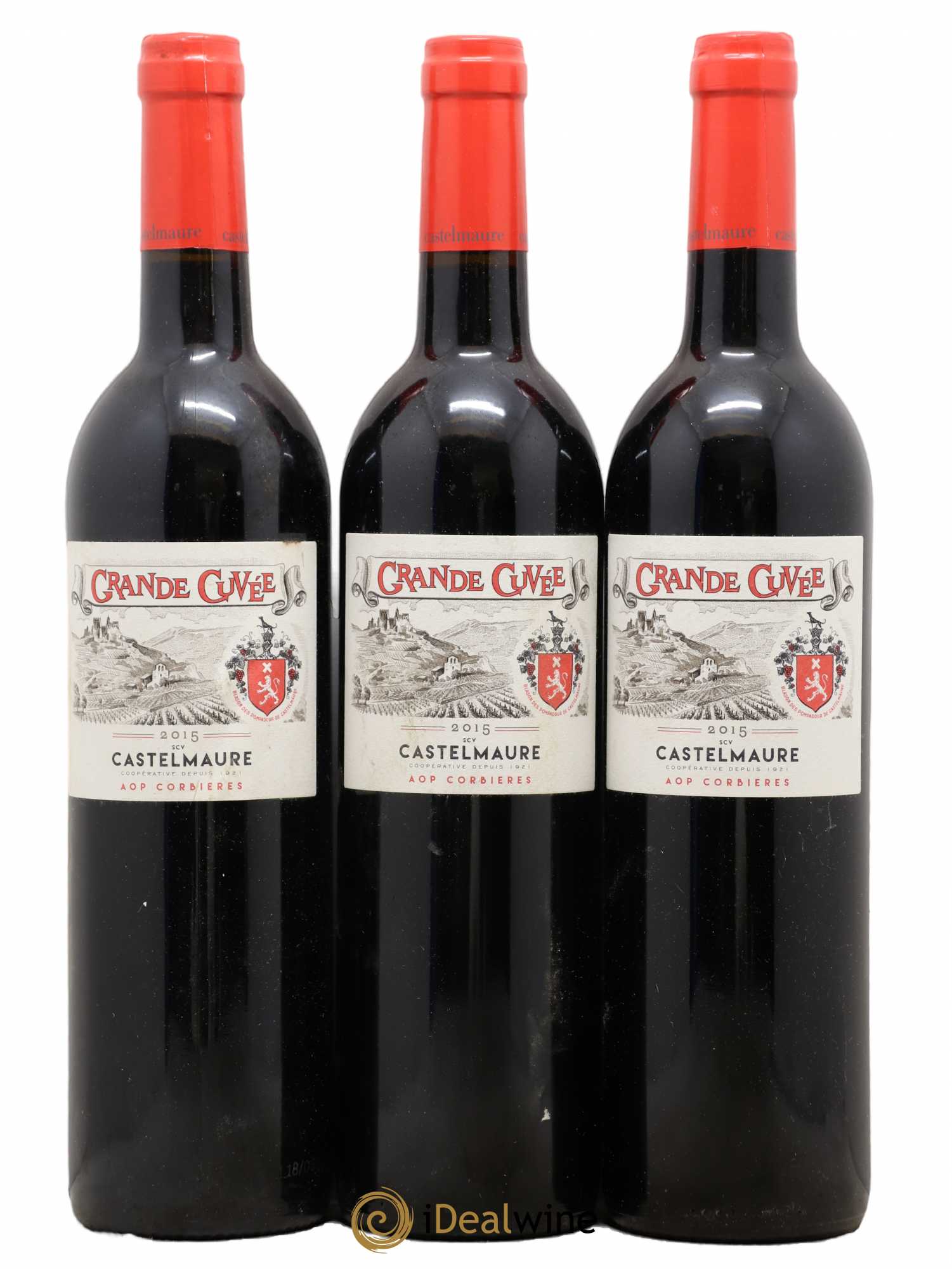 Corbières Grande Cuvée Castelmaure (sans prix de réserve) 2015 - Posten von 3 Flaschen - 0