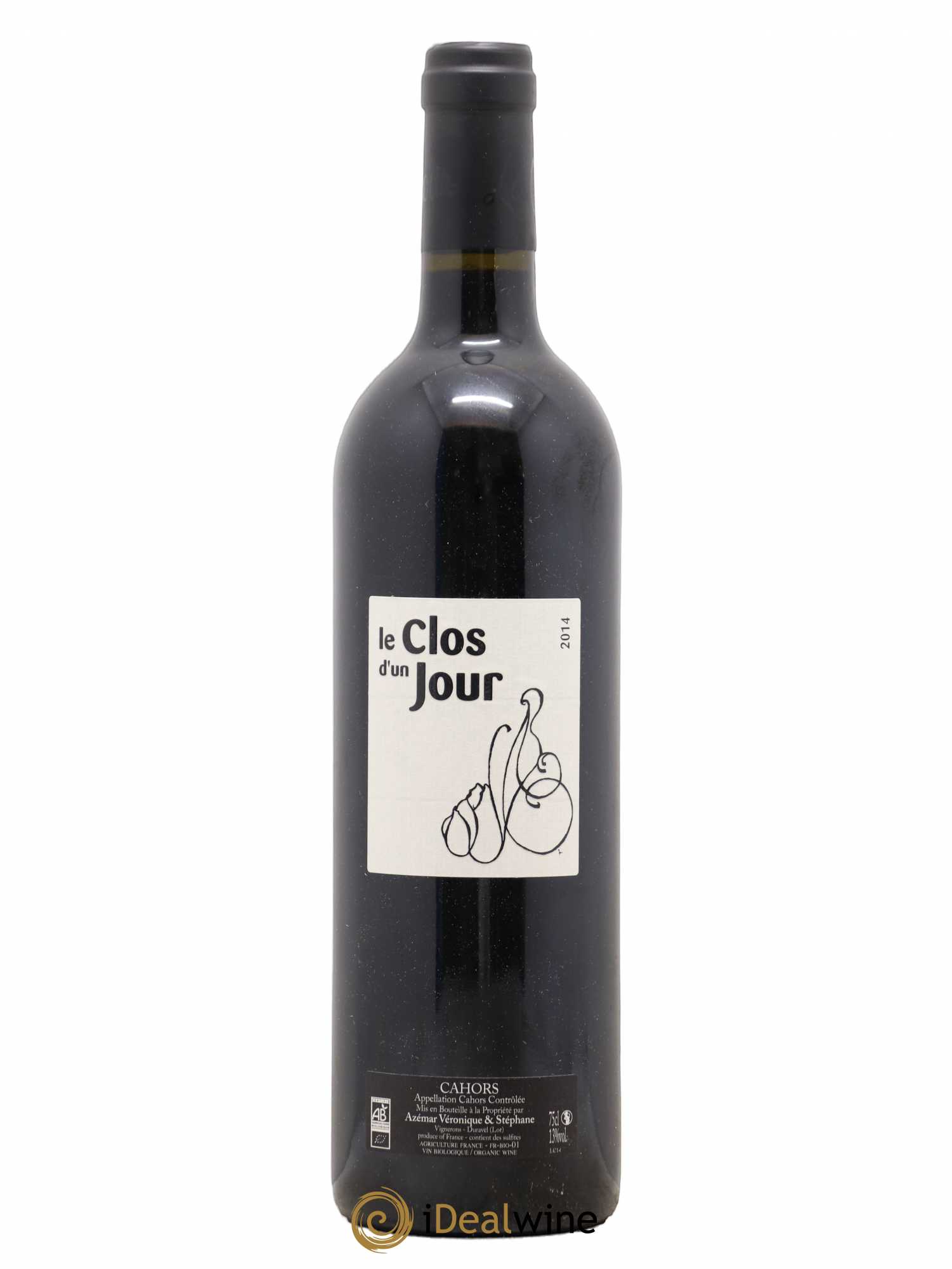 Cahors Le Clos d'Un Jour (sans prix de réserve) 2014 - Posten von 1 Flasche - 0