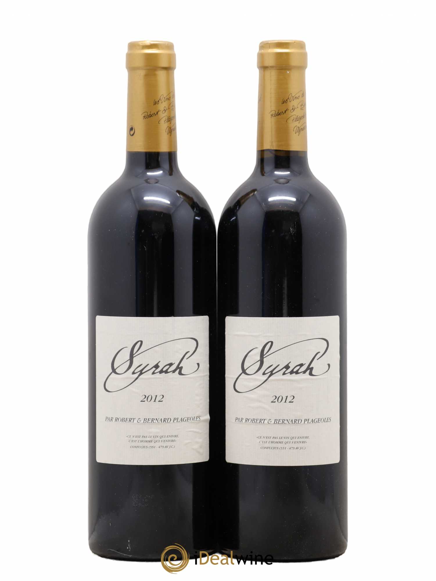 Gaillac Syrah Plageoles (sans prix de réserve) 2012 - Posten von 2 Flaschen - 0