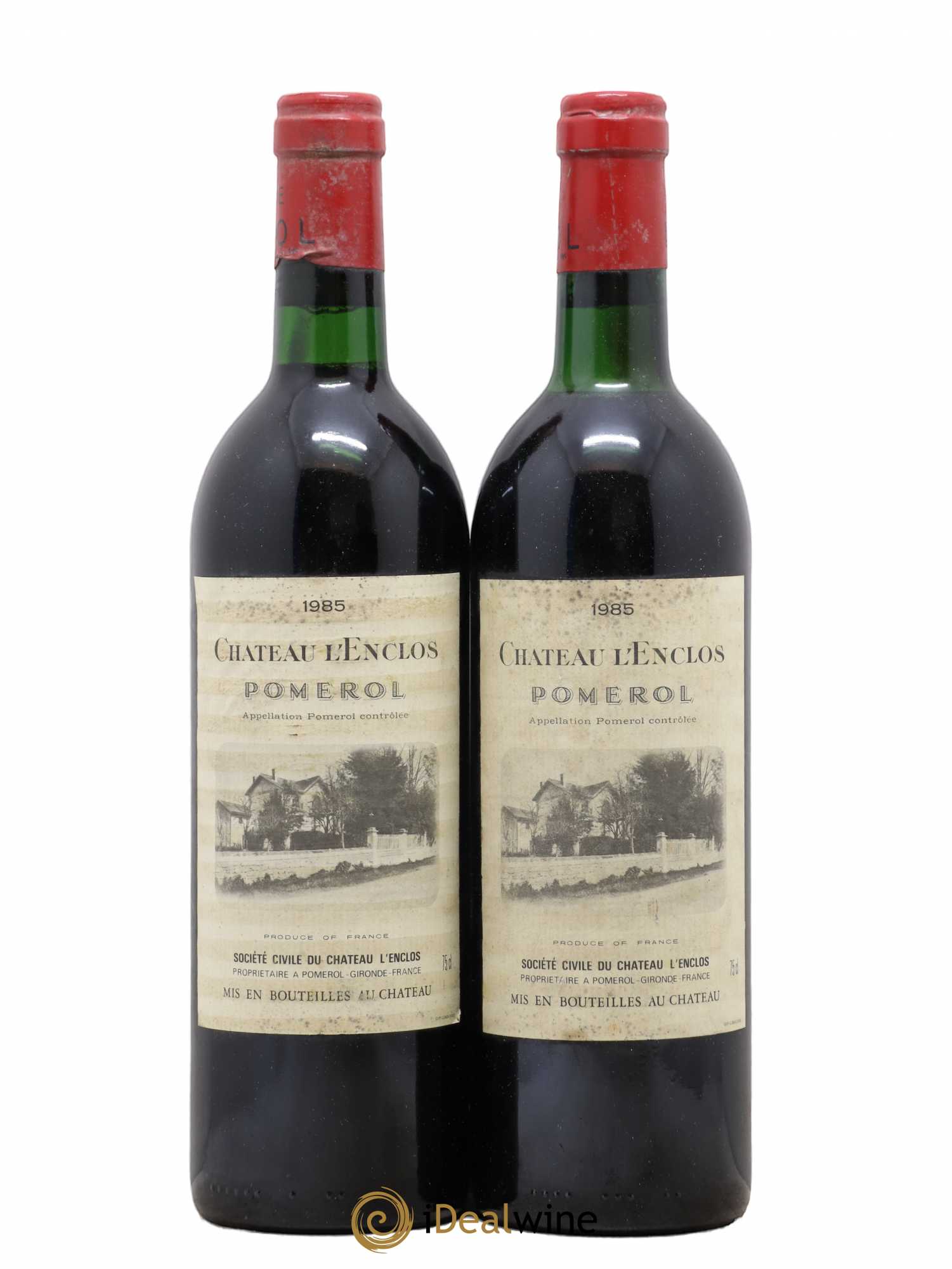 Château l' Enclos 1985 - Lot de 2 bouteilles - 0