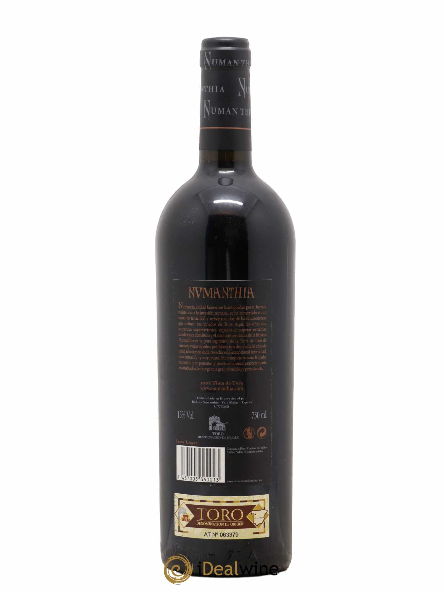 Toro DO Bodega Numanthia Numanthia 2010 - Lot de 1 bouteille - 1