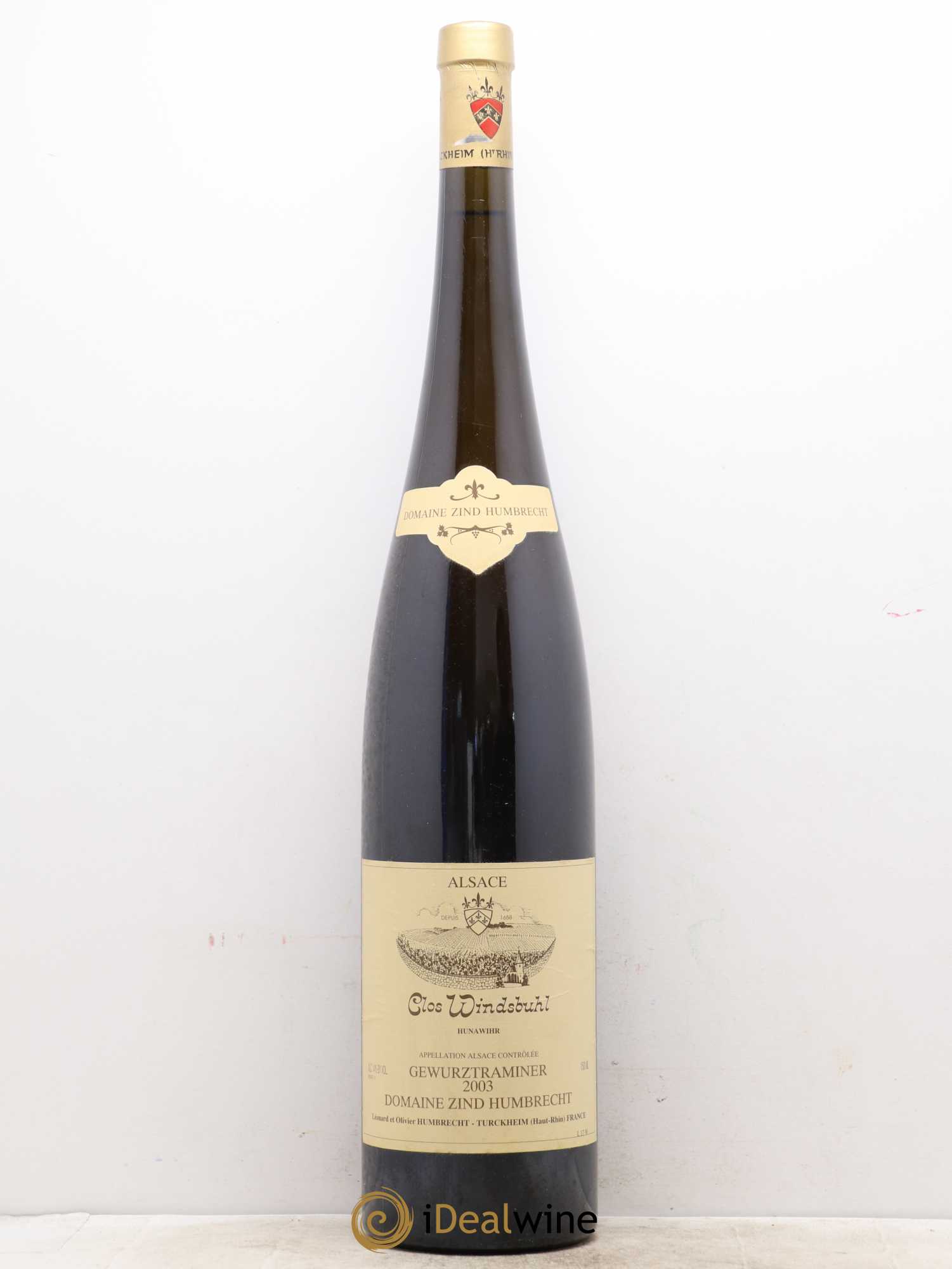 Alsace Gewurztraminer Clos Windsbuhl Zind-Humbrecht (Domaine) 2003 - Lot de 1 magnum - 0
