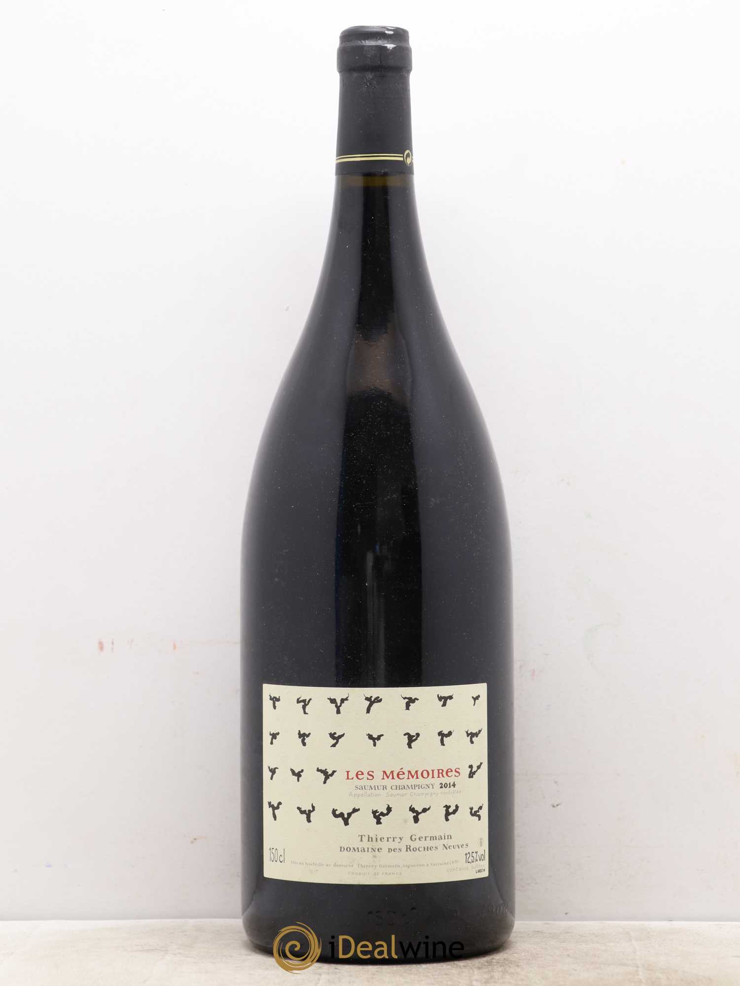 Saumur-Champigny Les Mémoires Domaine des Roches Neuves - Thierry Germain 2014 - Lot de 1 magnum - 0