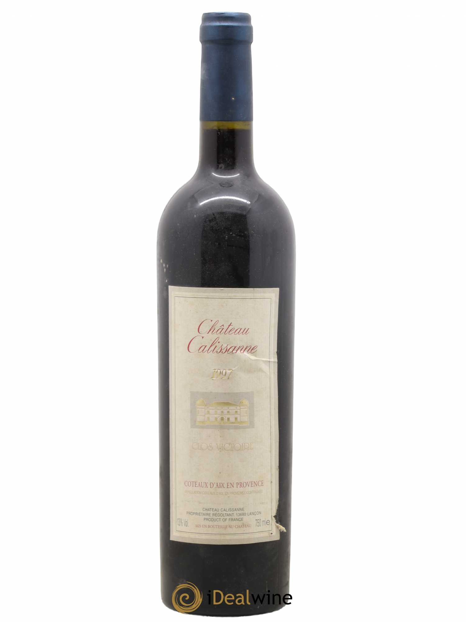 Coteaux d'Aix-en-Provence Clos Victoire Chateau Calissanne 1997 - Posten von 1 Flasche - 0