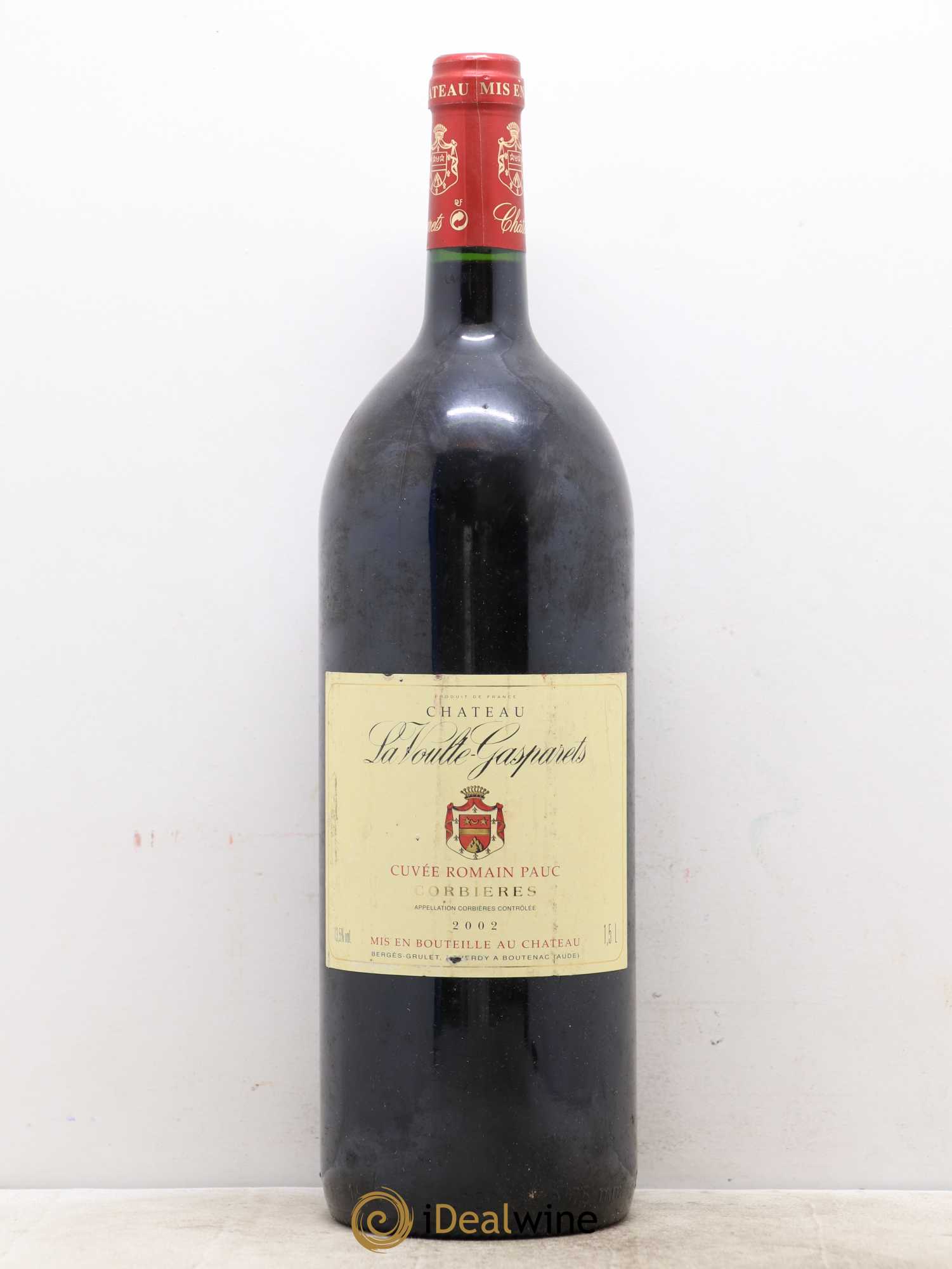 Corbières La Voulte-Gasparets Cuvée Romain Pauc 2002 - Posten von 1 Magnum - 0