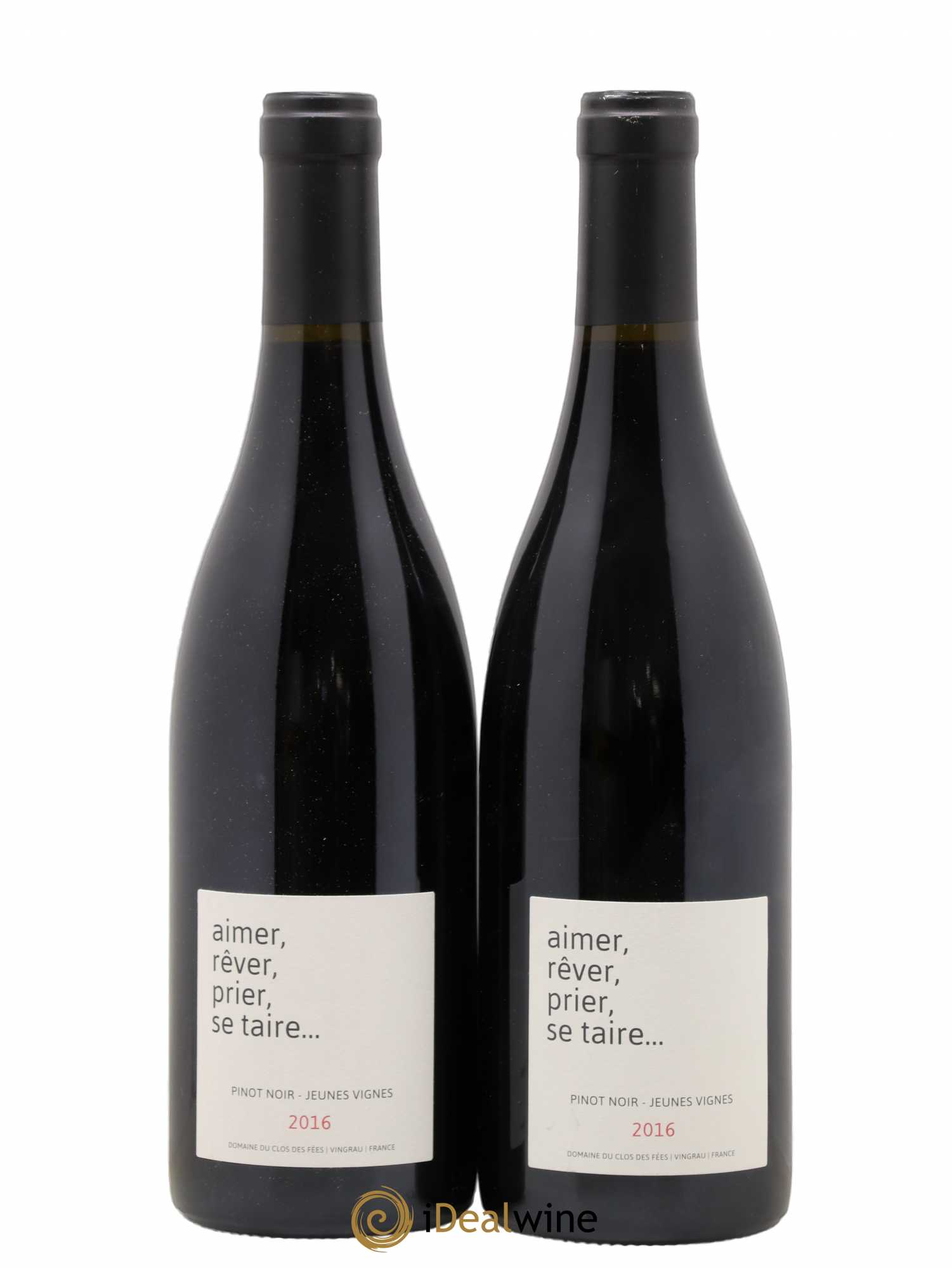 Côtes Catalanes Clos des Fées Aimer Rêver Prier Se taire Hervé Bizeul 2016 - Lot de 2 bouteilles - 0