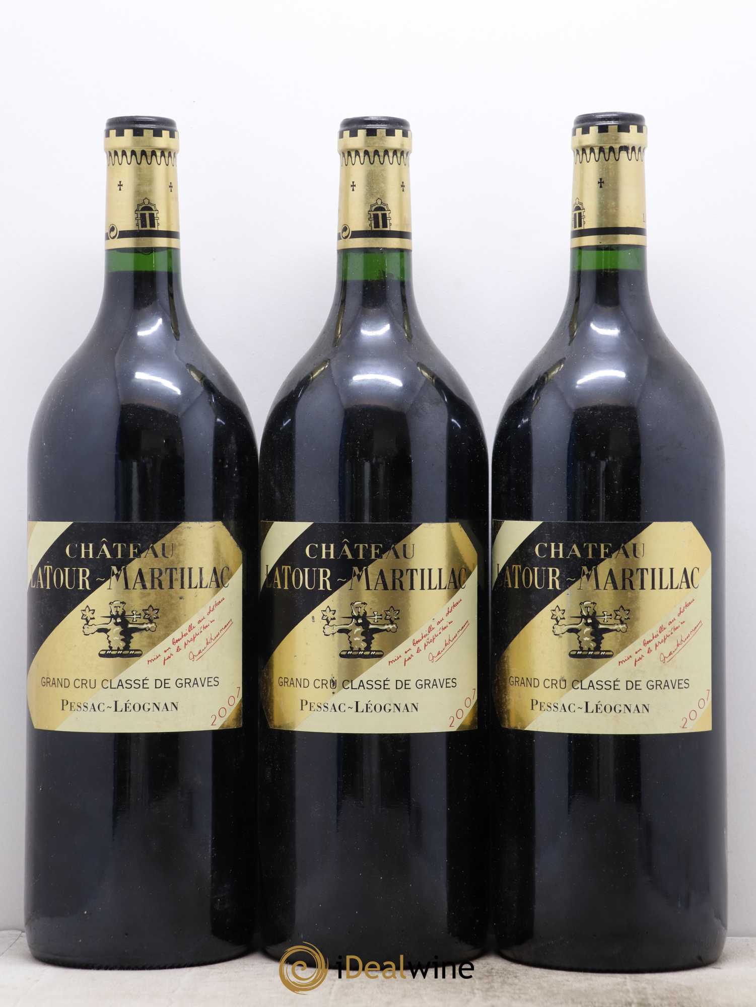 Château Latour-Martillac Cru Classé de Graves 2007 - Lot de 3 magnums - 0
