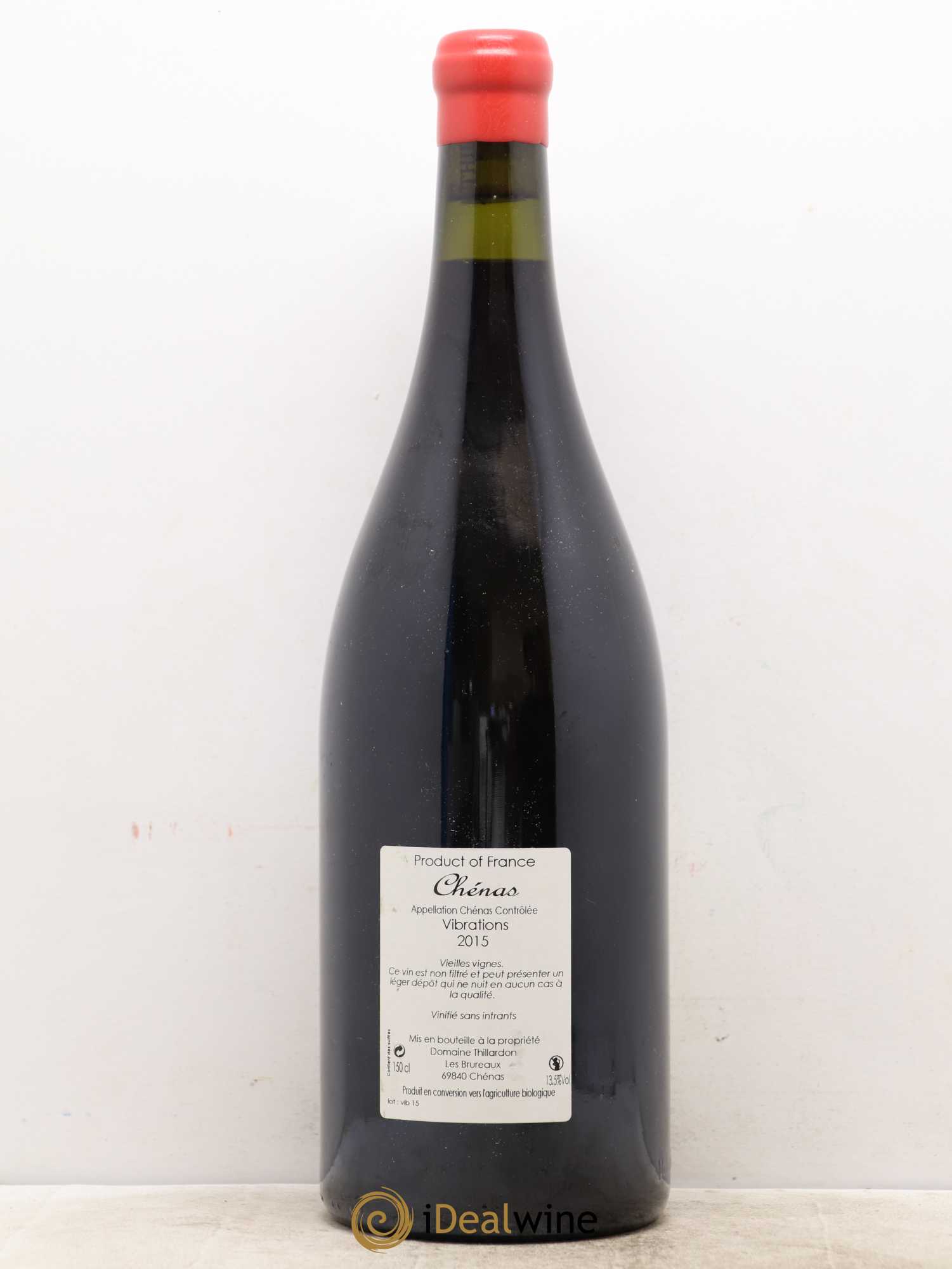 Chénas Vibrations Vieilles Vignes Domaine Thillardon 2015 - Posten von 1 Magnum - 1