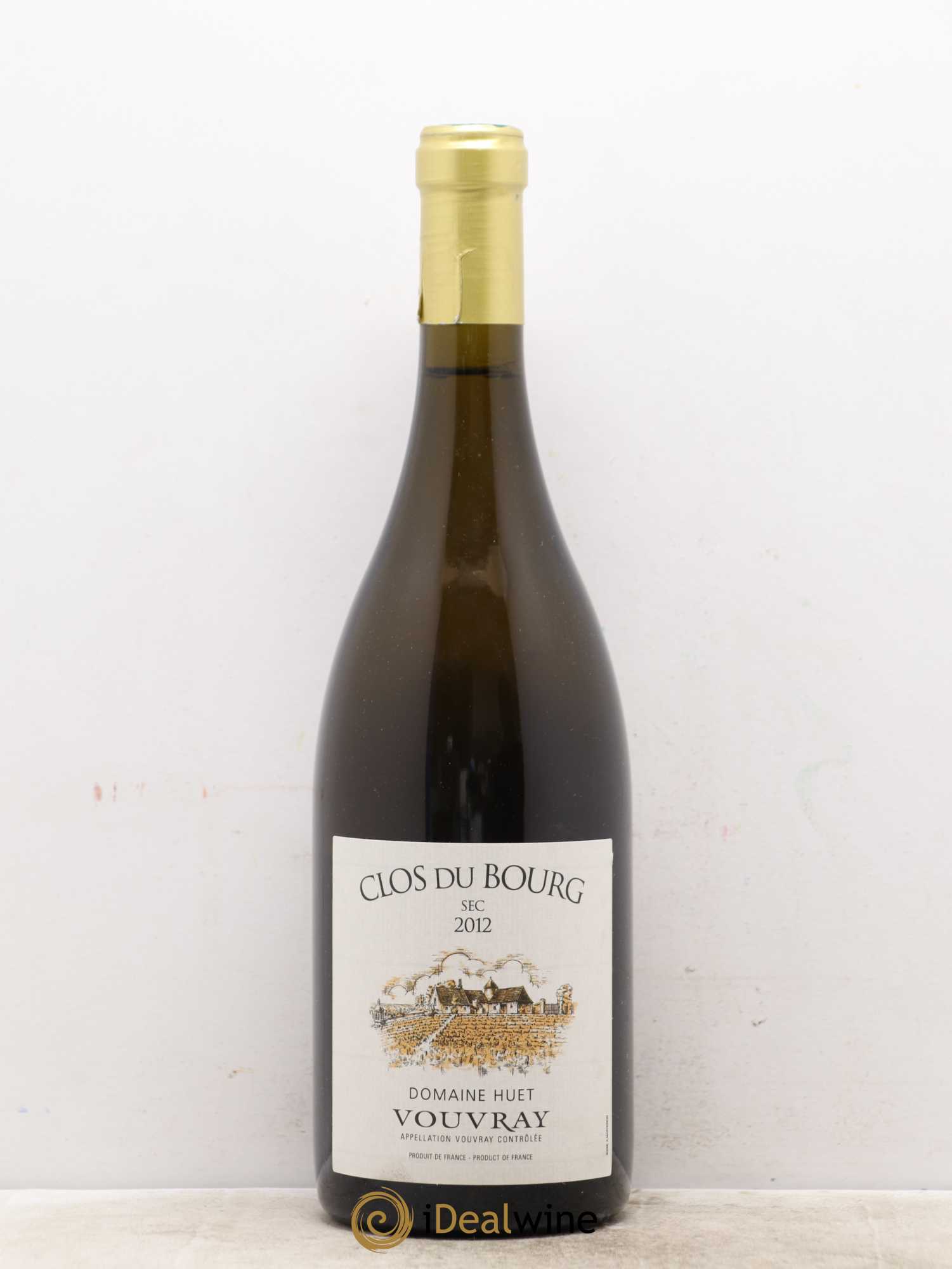 Vouvray Clos du Bourg Sec Domaine Huet 2012 - Posten von 1 Flasche - 0
